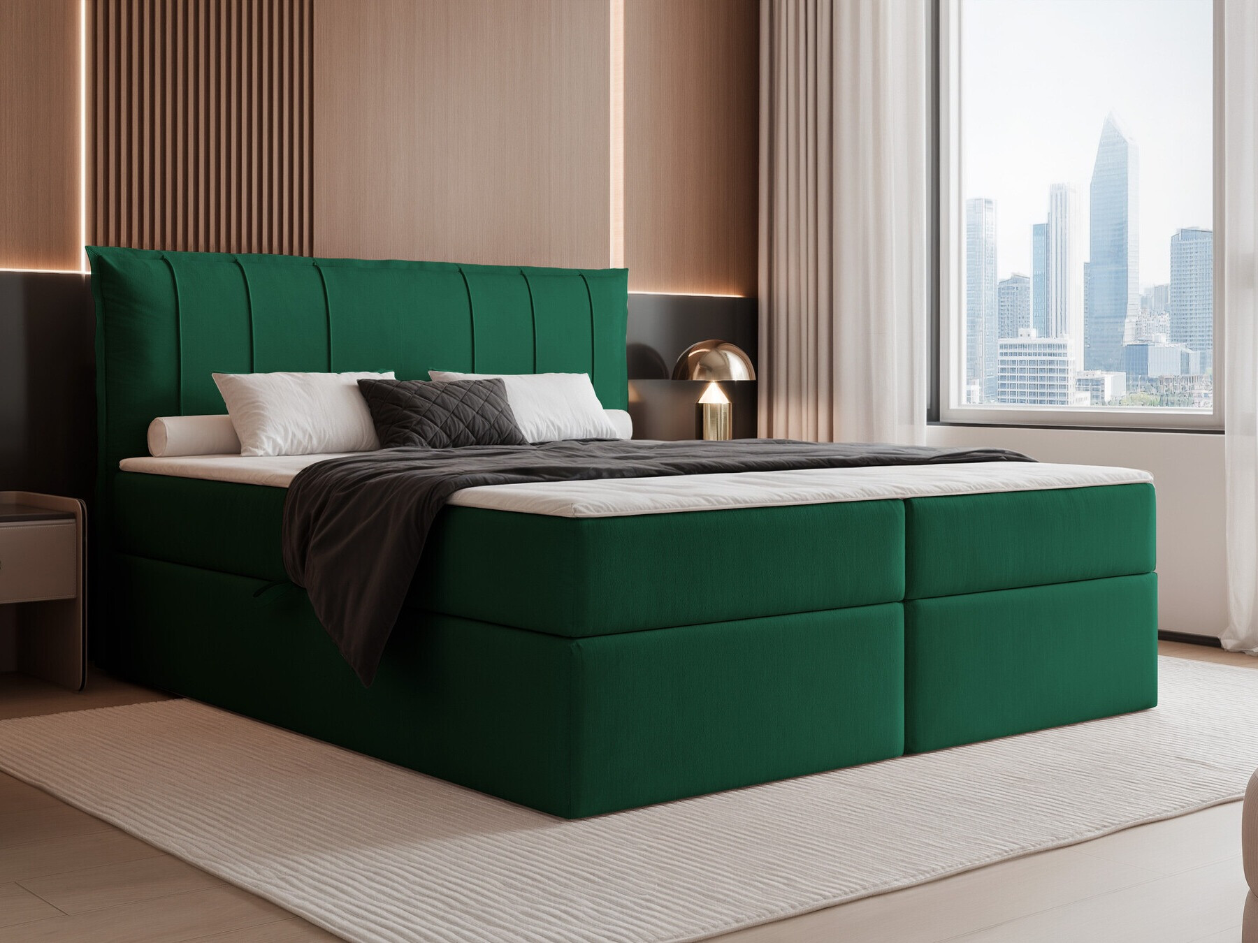 Pat boxspring Martinez 107 (Magic Velvet 2225)