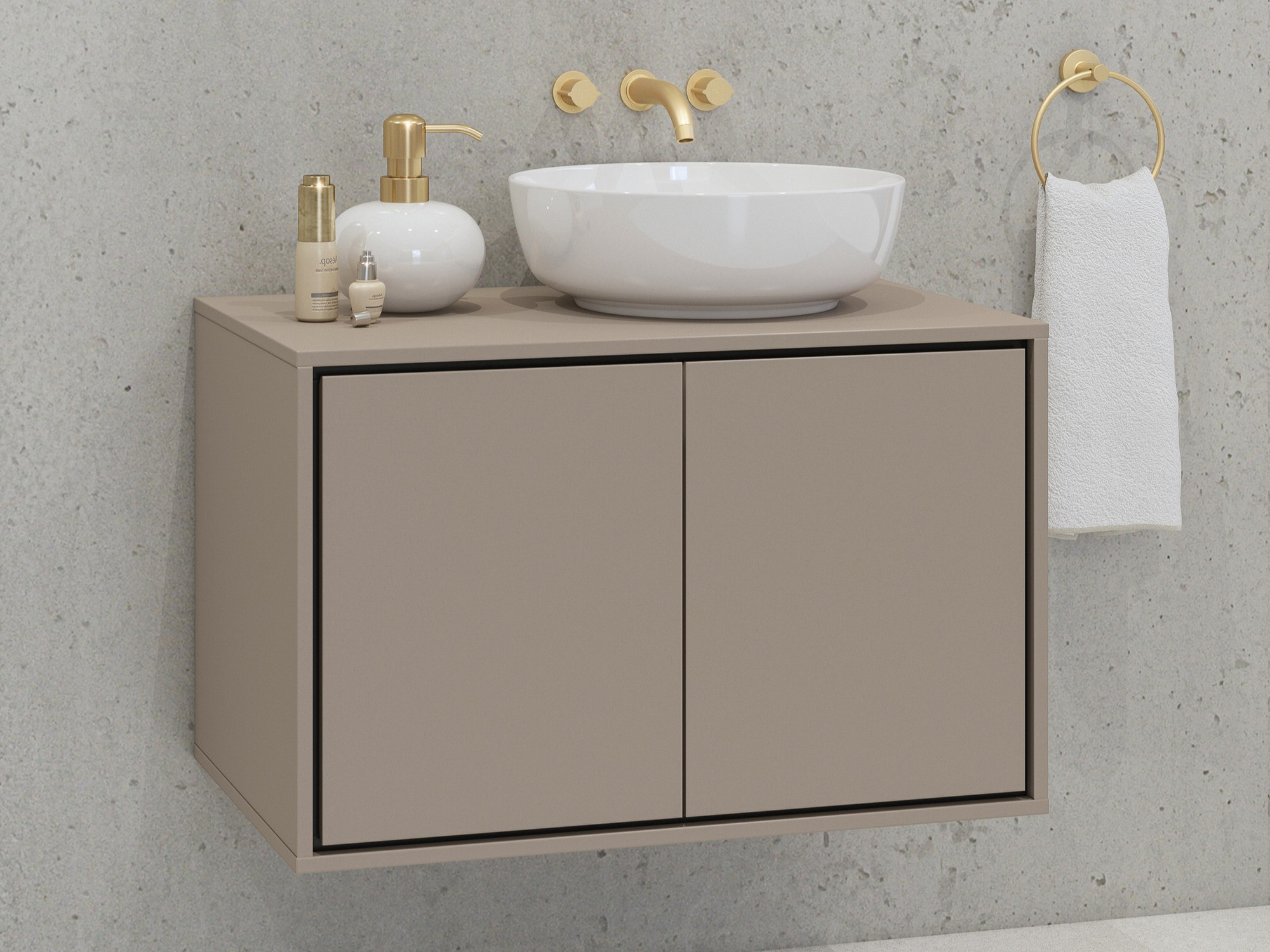 Cabinet atârnat pentru baie Tecavu 103 (Congo)