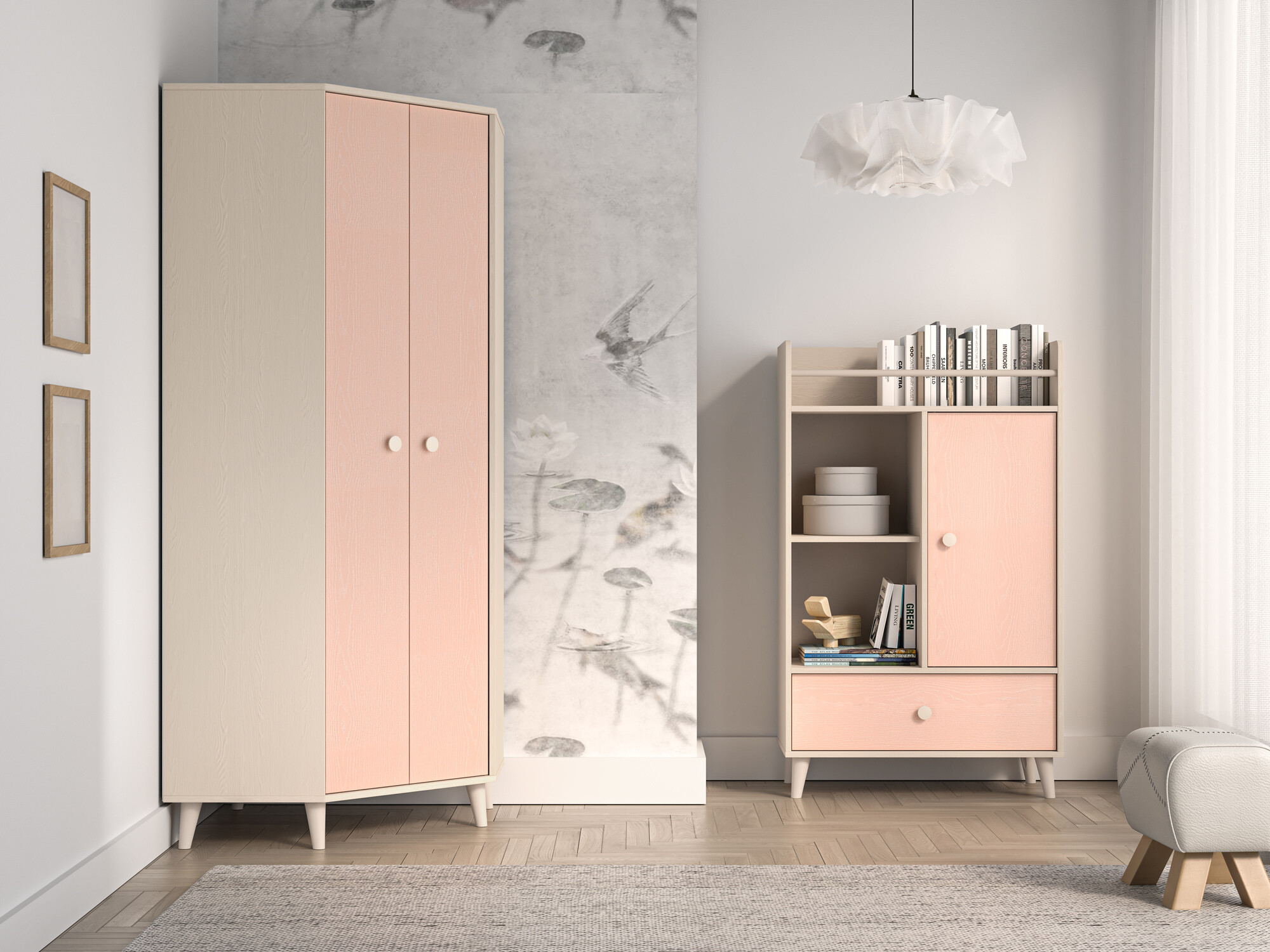 Set de camera copii Tortoli 113 (Roze)