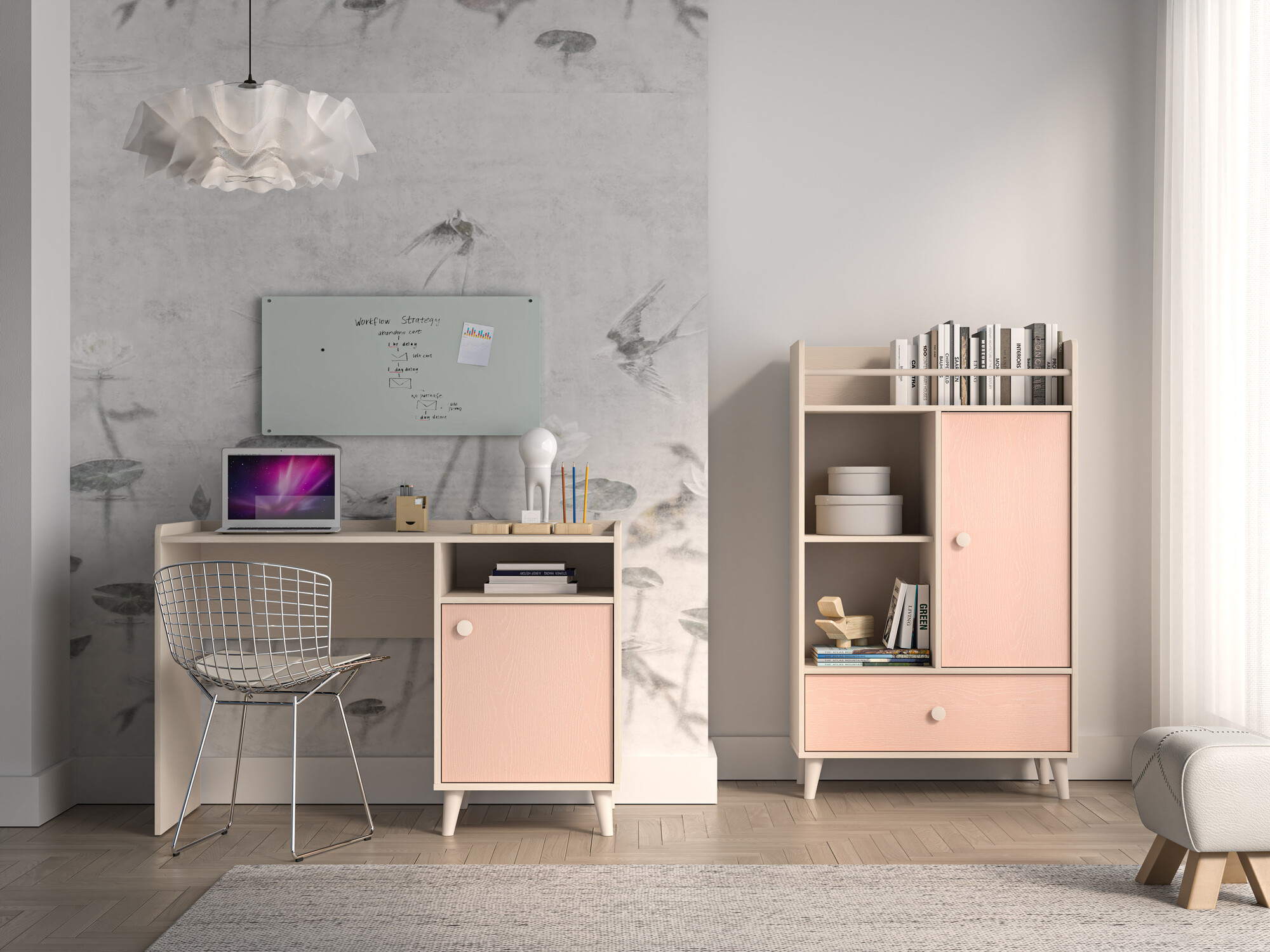 Set pentru camera copiilor Tortoli 115 (Roze)