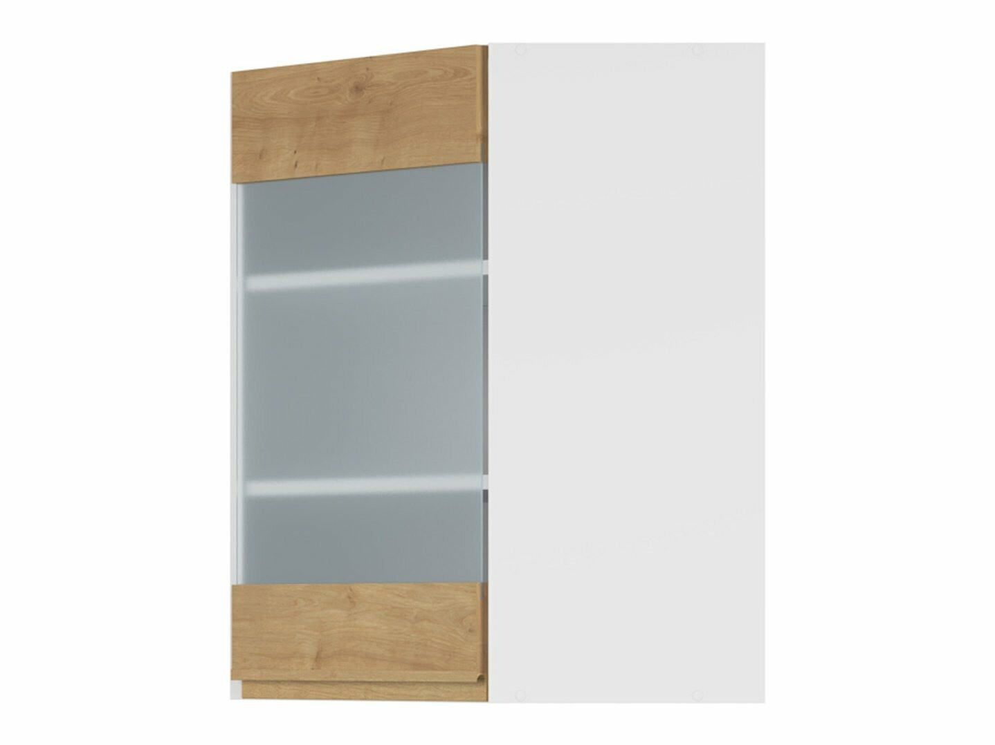 Dulap modular de colț suspendat Soli Oak 153