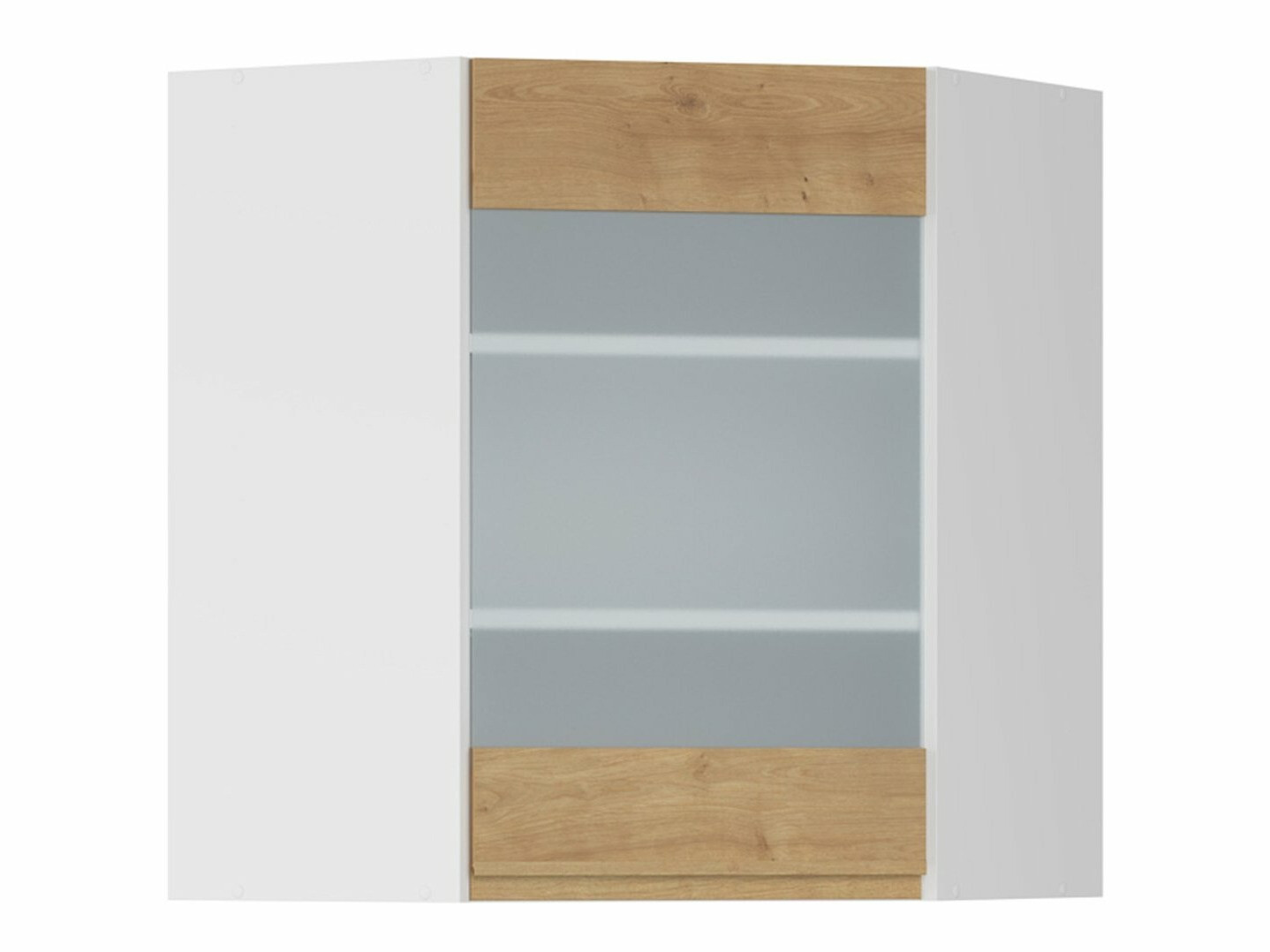 Dulap modular de colț suspendat Soli Oak 153