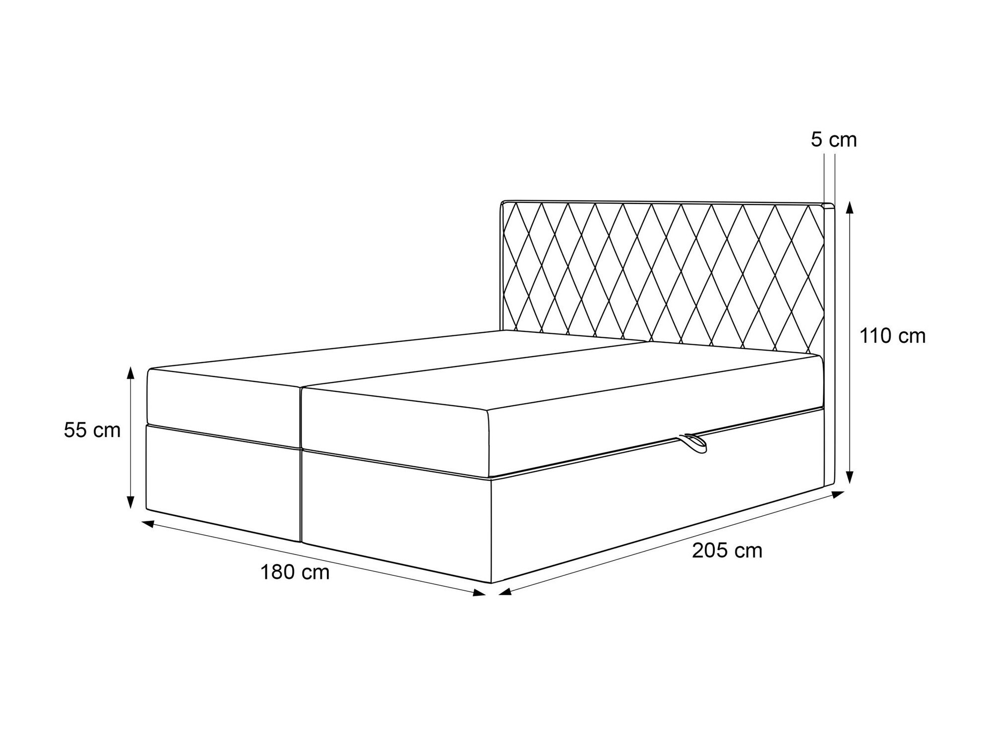 Pat boxspring Martinez 114 (Melody 12)