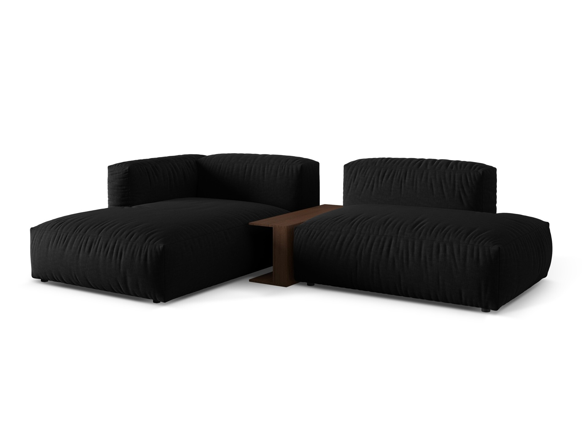 Colțar modular Sorcoro 106 (Boston Black)