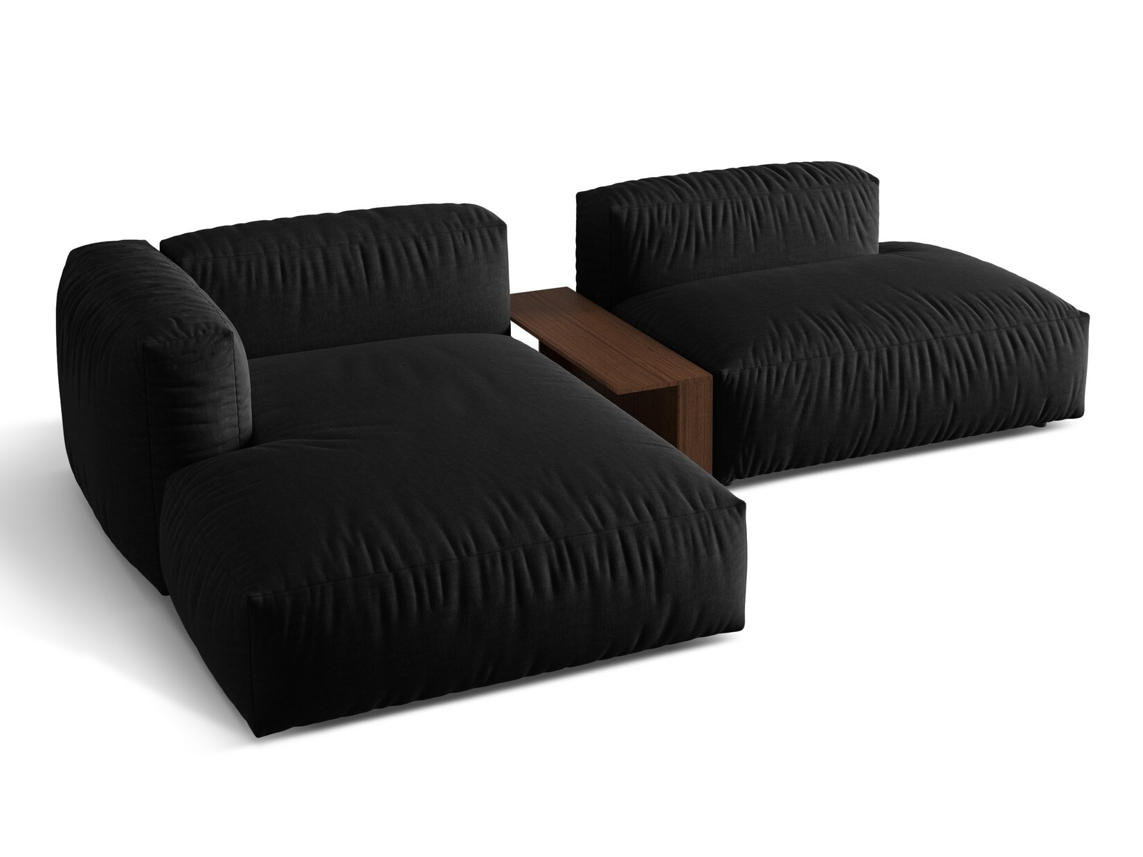 Colțar modular Sorcoro 106 (Boston Black)