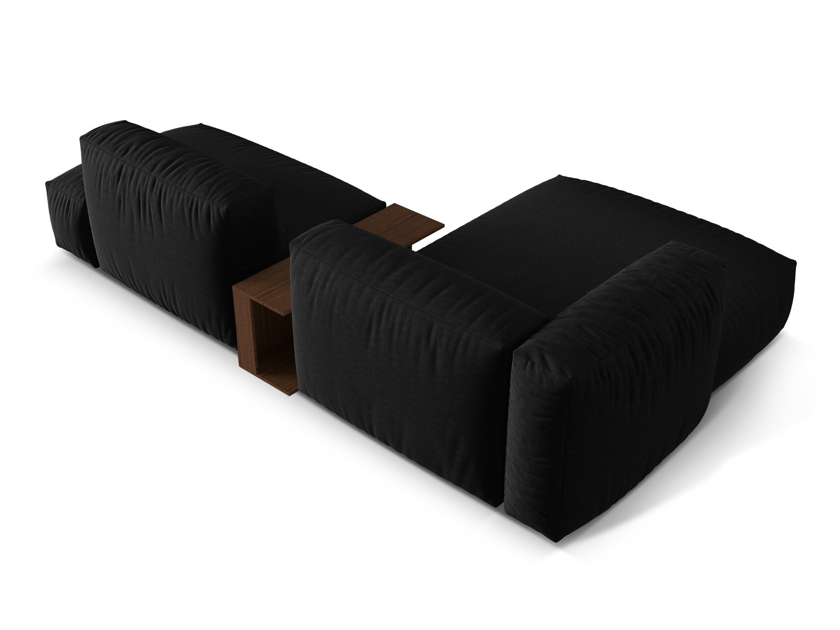 Colțar modular Sorcoro 106 (Boston Black)