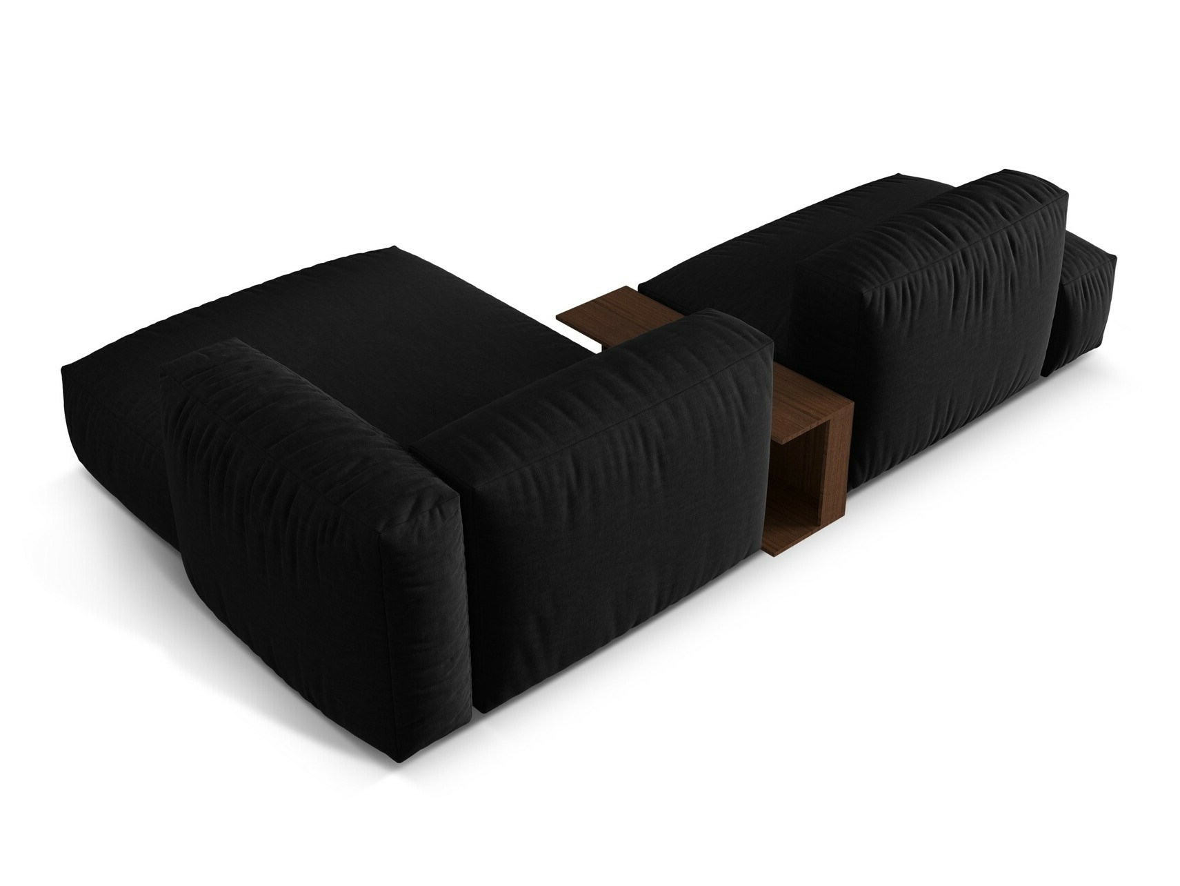 Colțar modular Sorcoro 106 (Boston Black)
