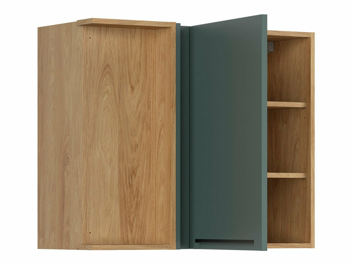 Dulap modular de colț suspendat Riso Green 158