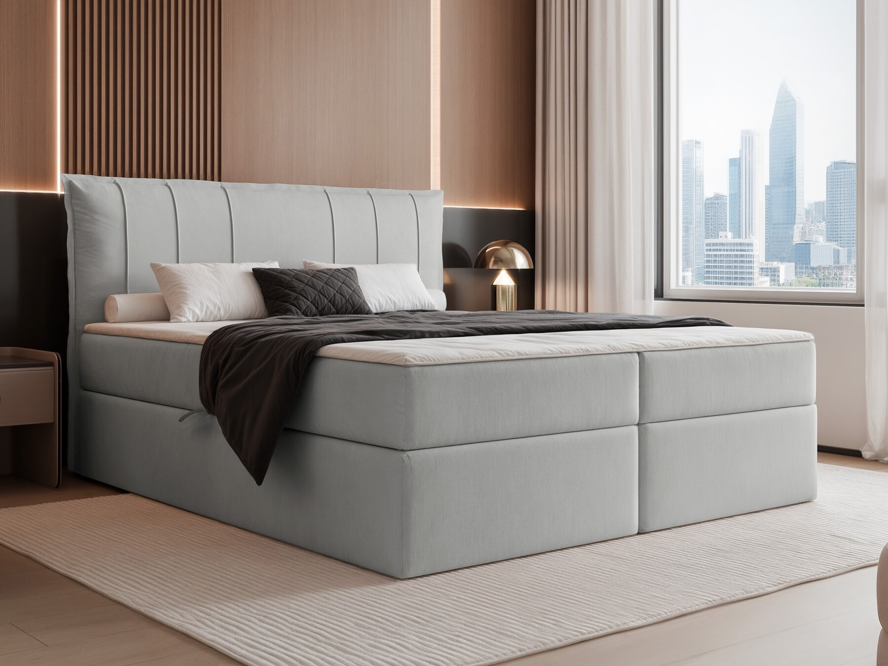Pat boxspring Martinez 107 (Magic Velvet 2240)