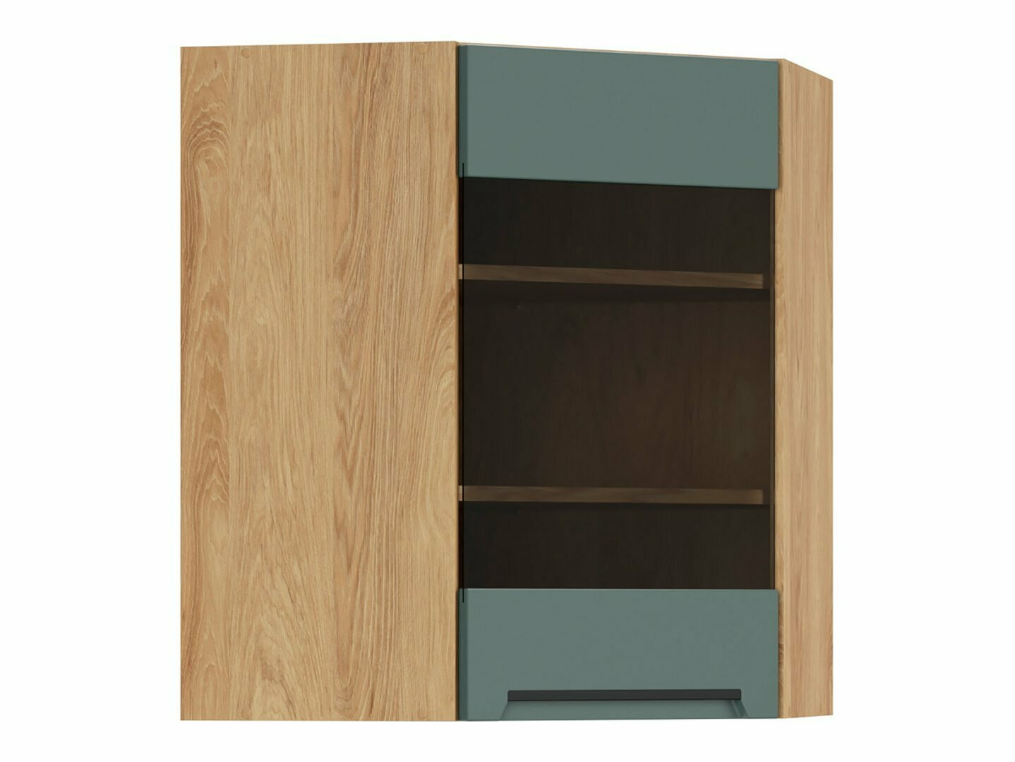 Dulap modular de colț suspendat Riso Green 161