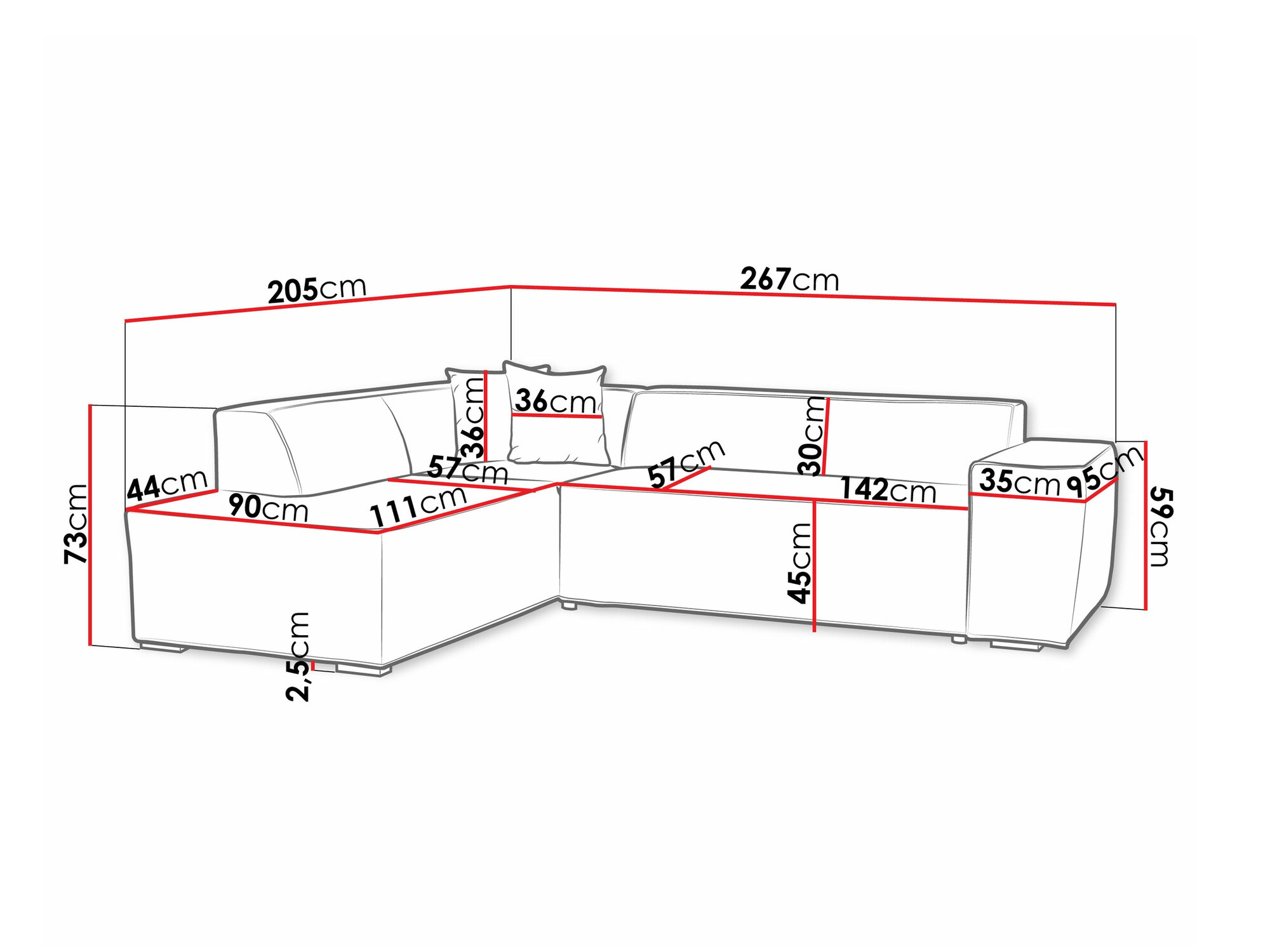 Colțar Comfivo 289 (Sorriso 04 + Sorriso 01)