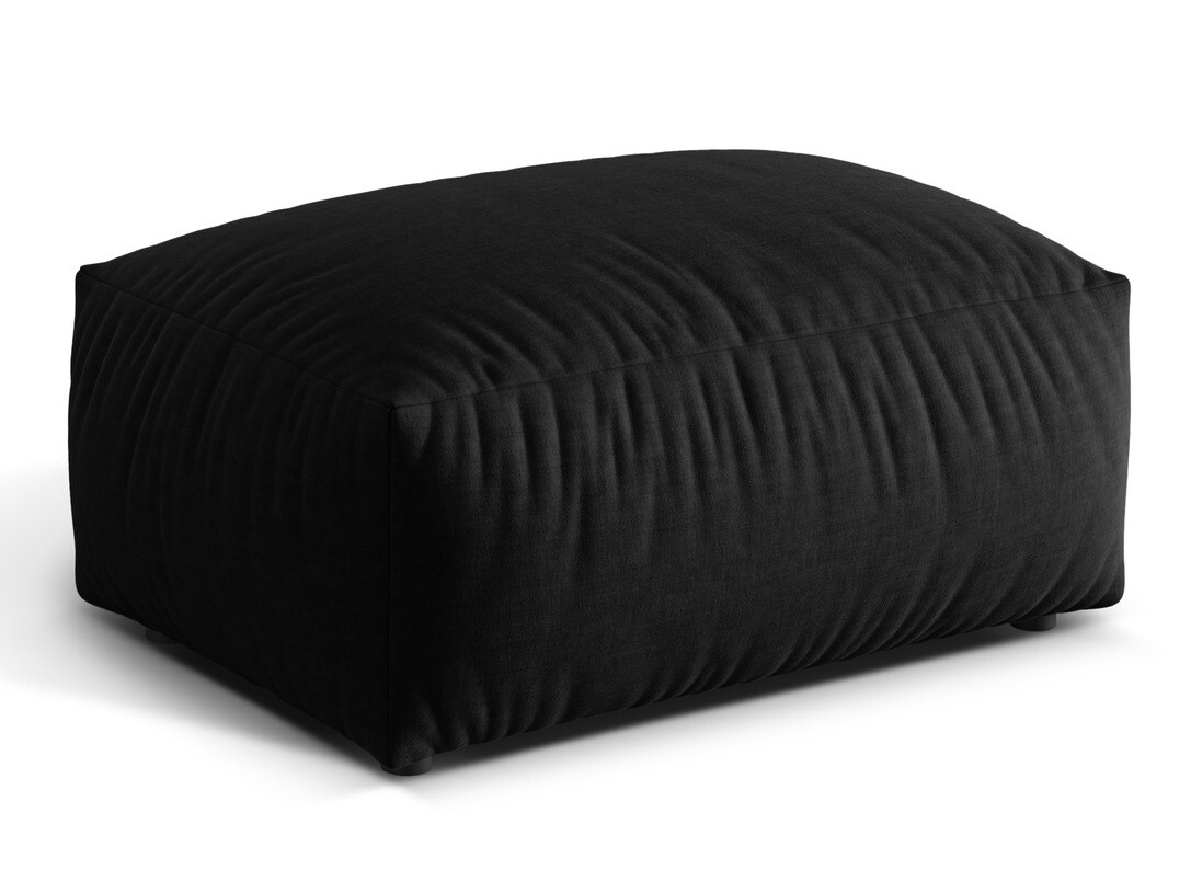 Taburet tapițat Sorcoro 108 (Boston Black)