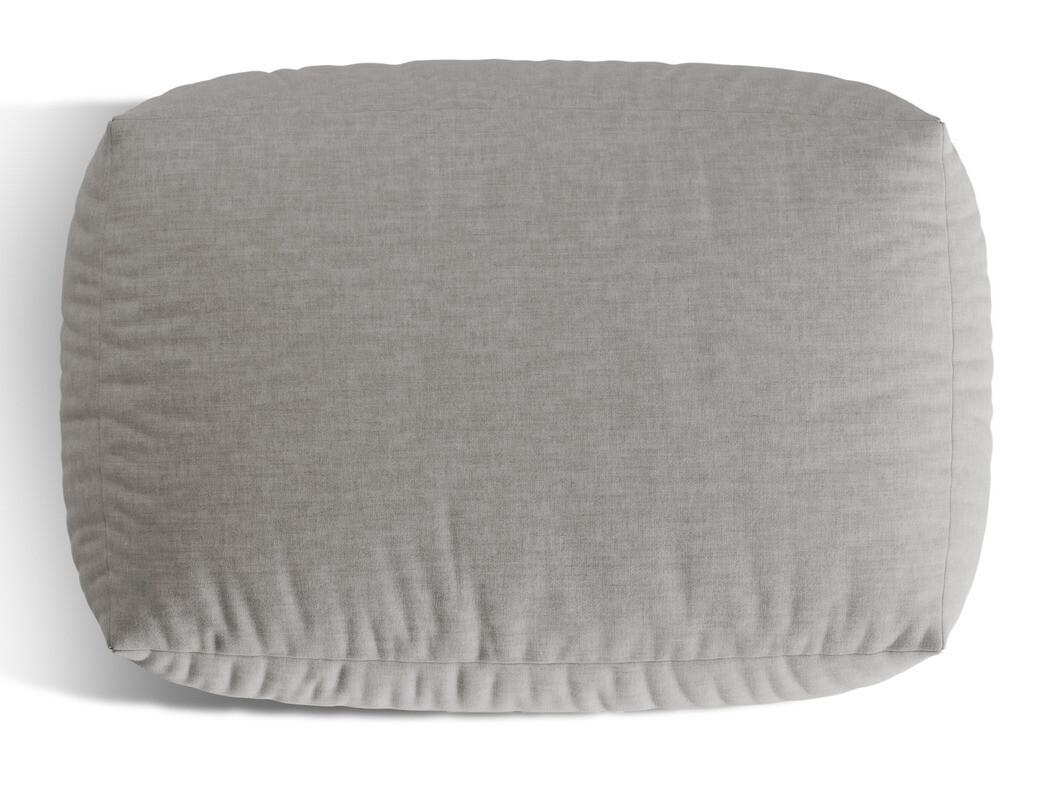Taburet tapițat Sorcoro 108 (Boston Light Grey)
