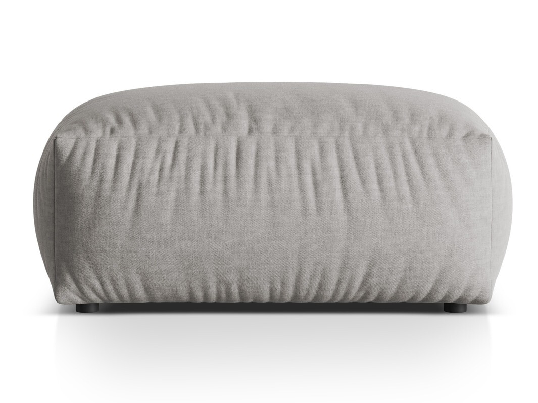 Taburet tapițat Sorcoro 109 (Boston Light Grey)