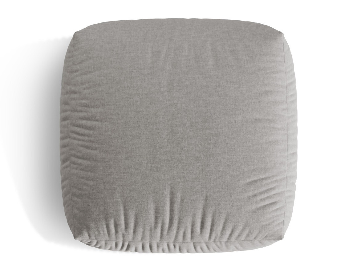Taburet tapițat Sorcoro 109 (Boston Light Grey)