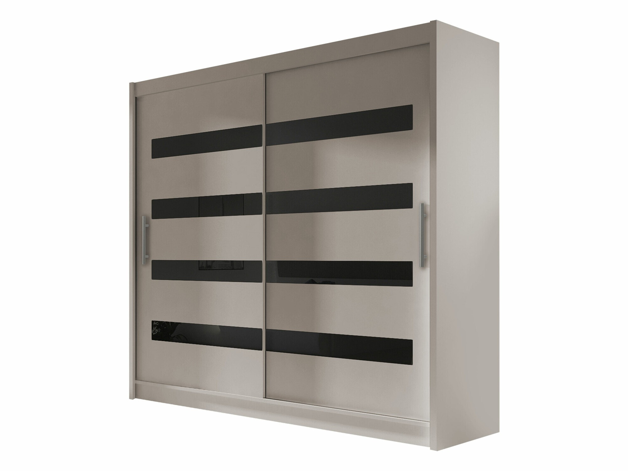 Dulap Closico Pallor XI (Cașmir + Negru)