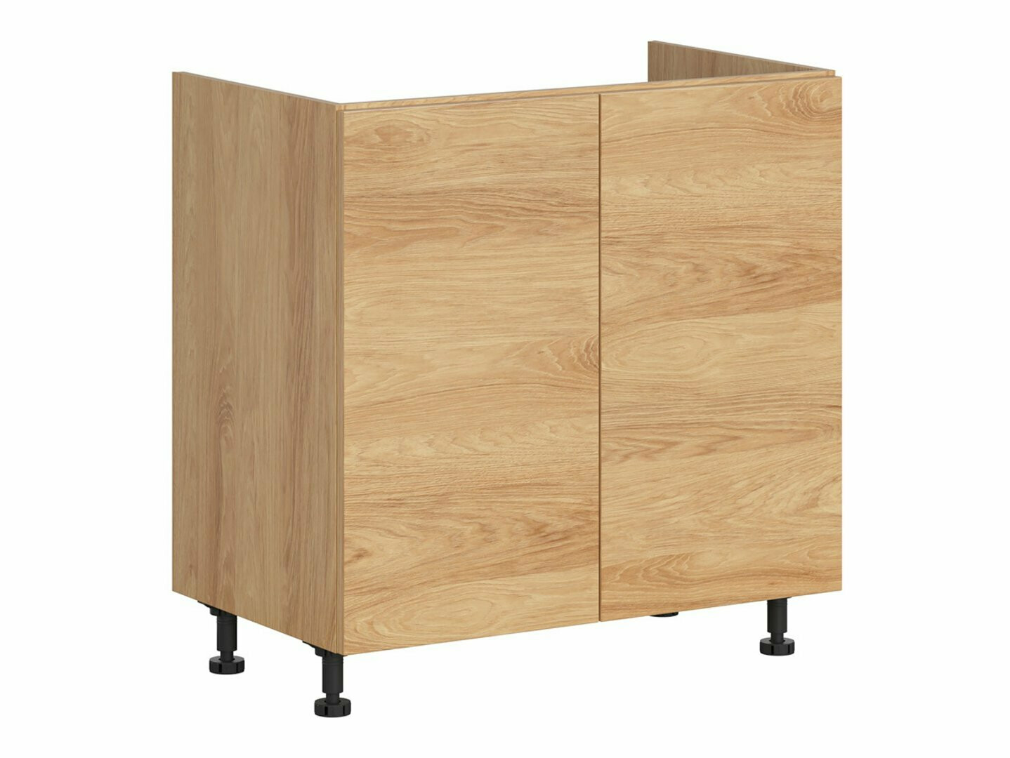 Dulap modular cu uși pentru chiuvetă Amper Oak 125