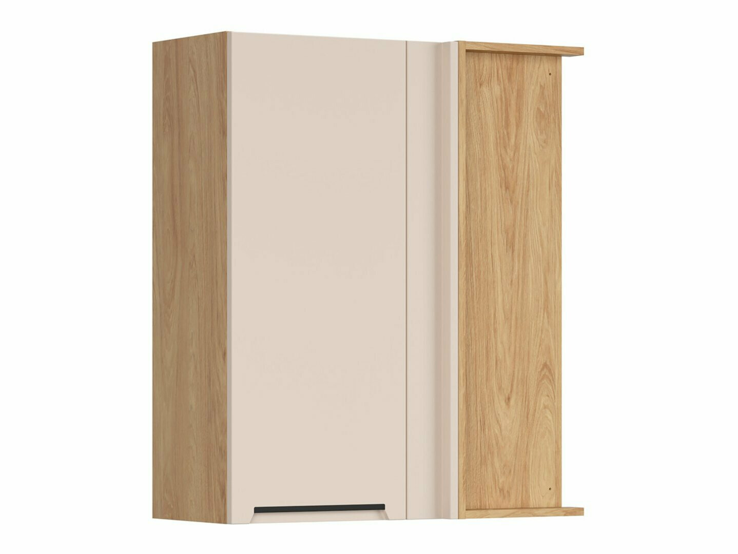 Dulap modular de colț pentru perete Riso Beige 157