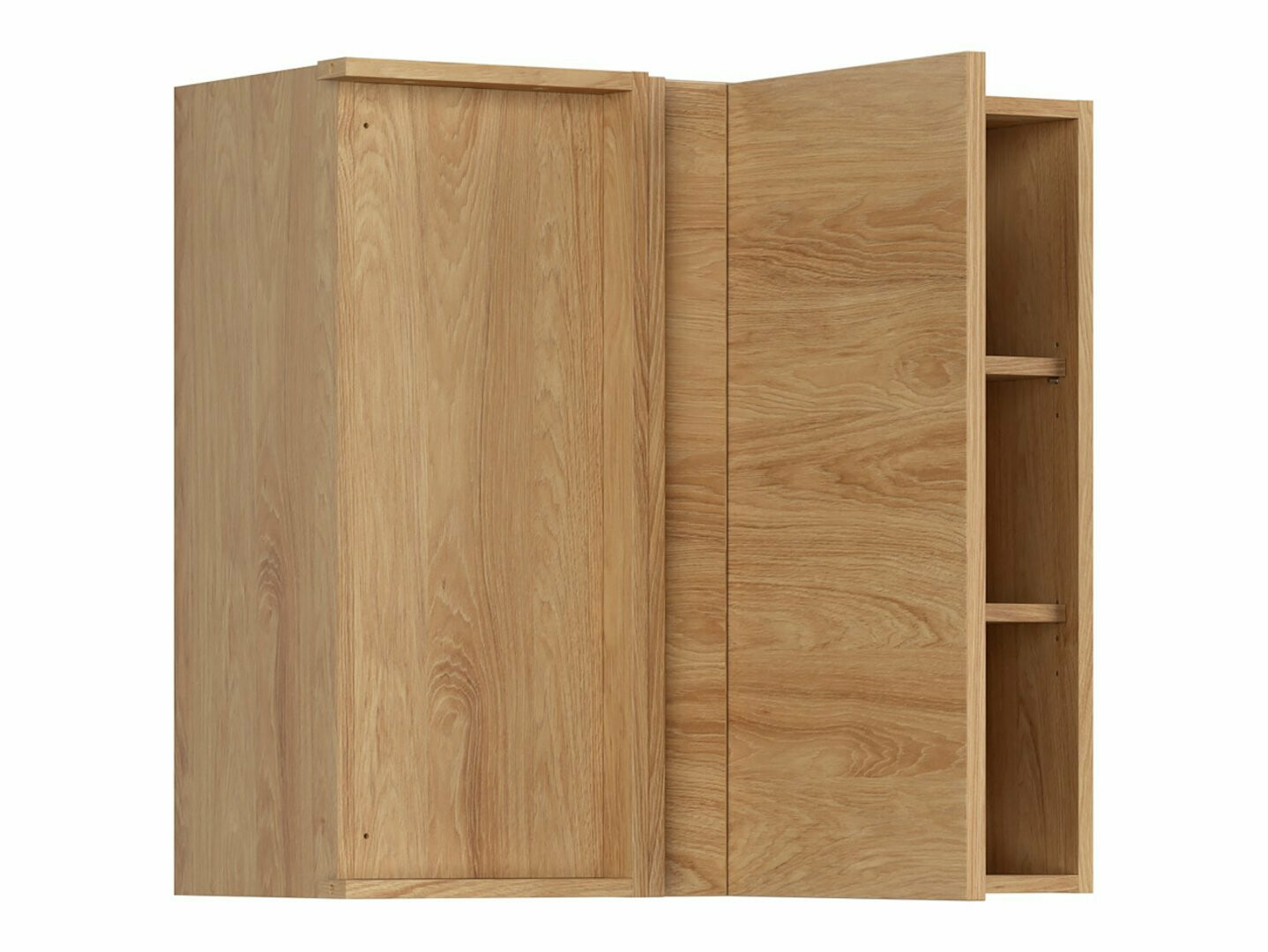 Dulap modular de colț suspendat Amper Oak 155