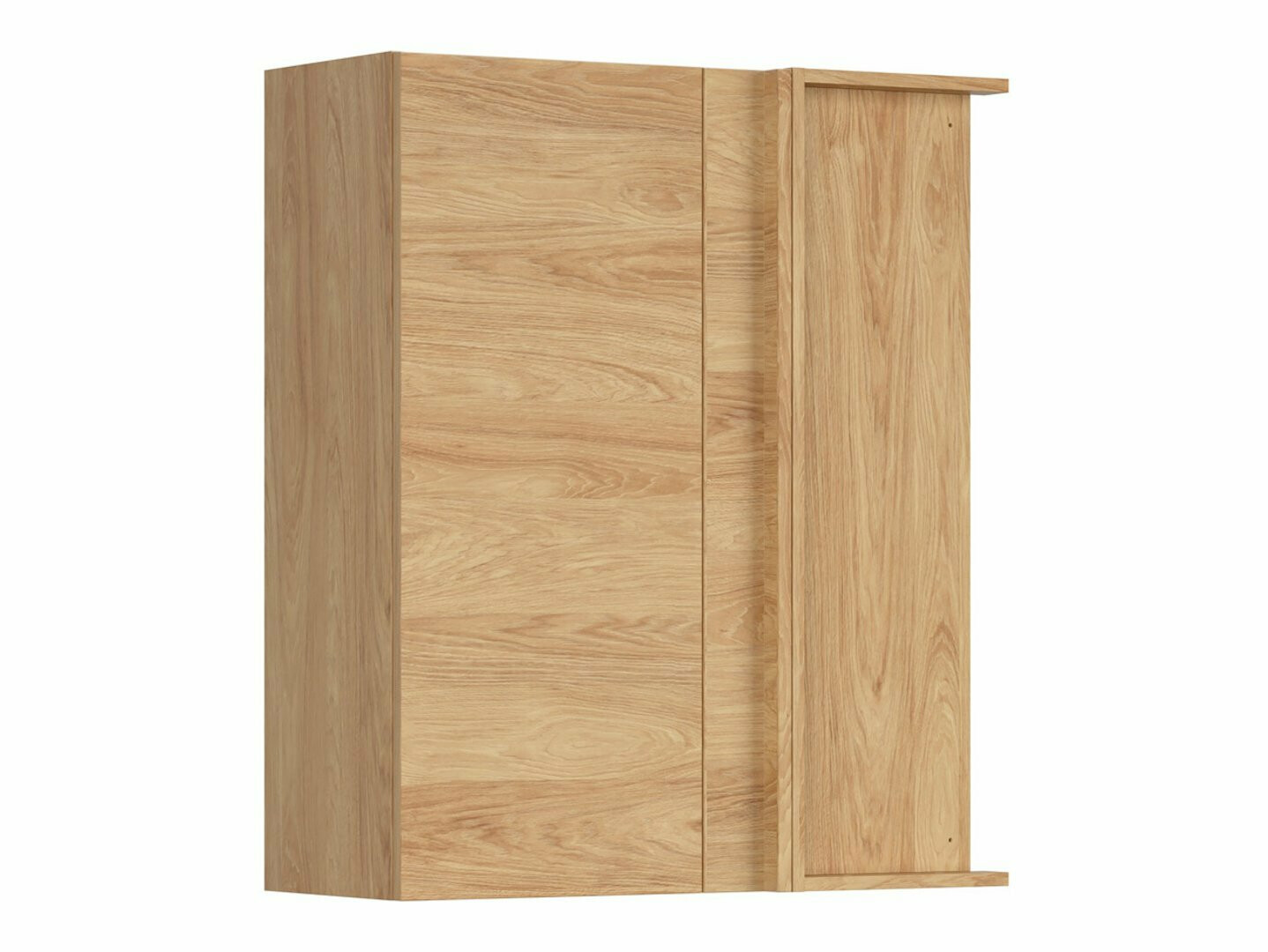 Dulap modular de colț suspendat Amper Oak 156