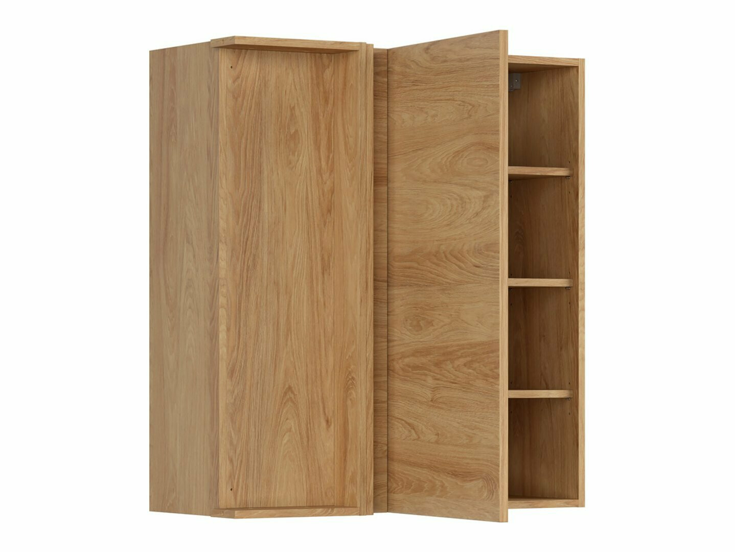 Dulap modular de colț suspendat Amper Oak 158