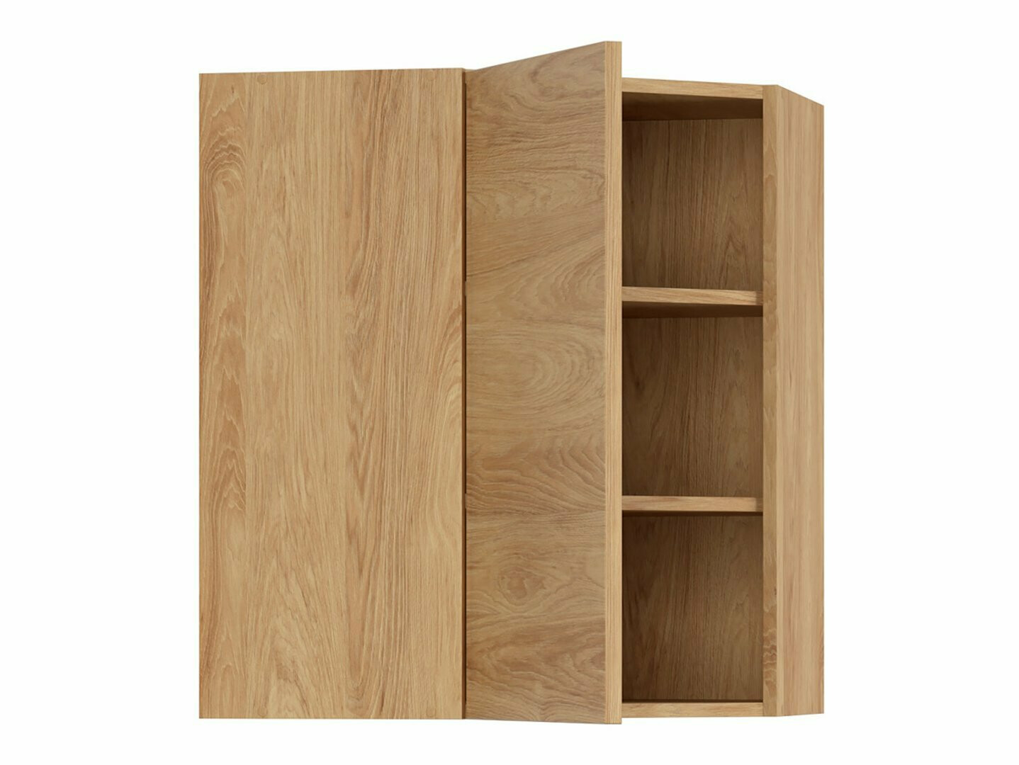 Dulap modular de colț suspendat Amper Oak 159
