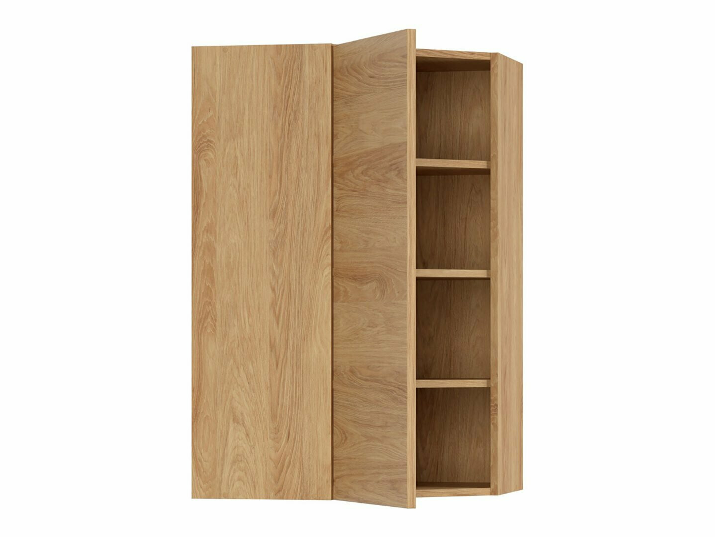Dulap modular de colț suspendat Amper Oak 160