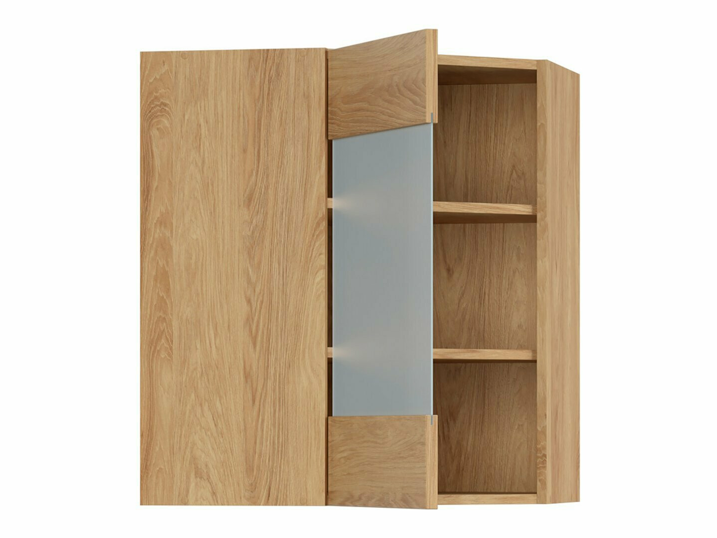 Dulap modular de colț suspendat Soli Cream 177