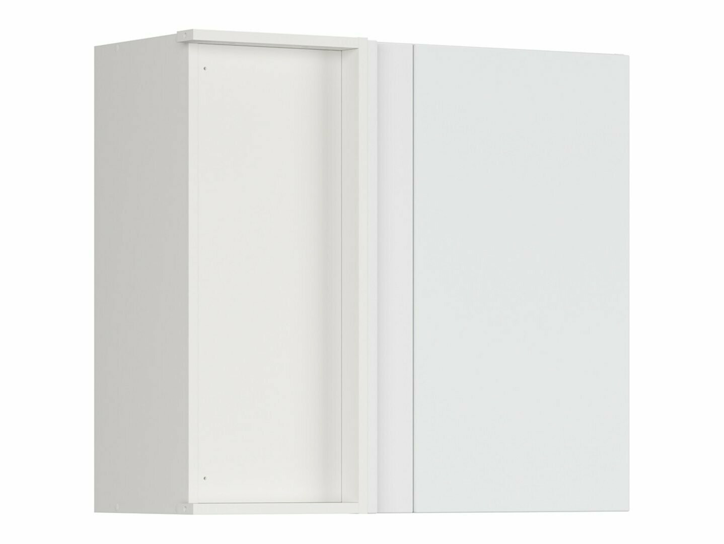 Dulap modular de colț suspendat Top White 155