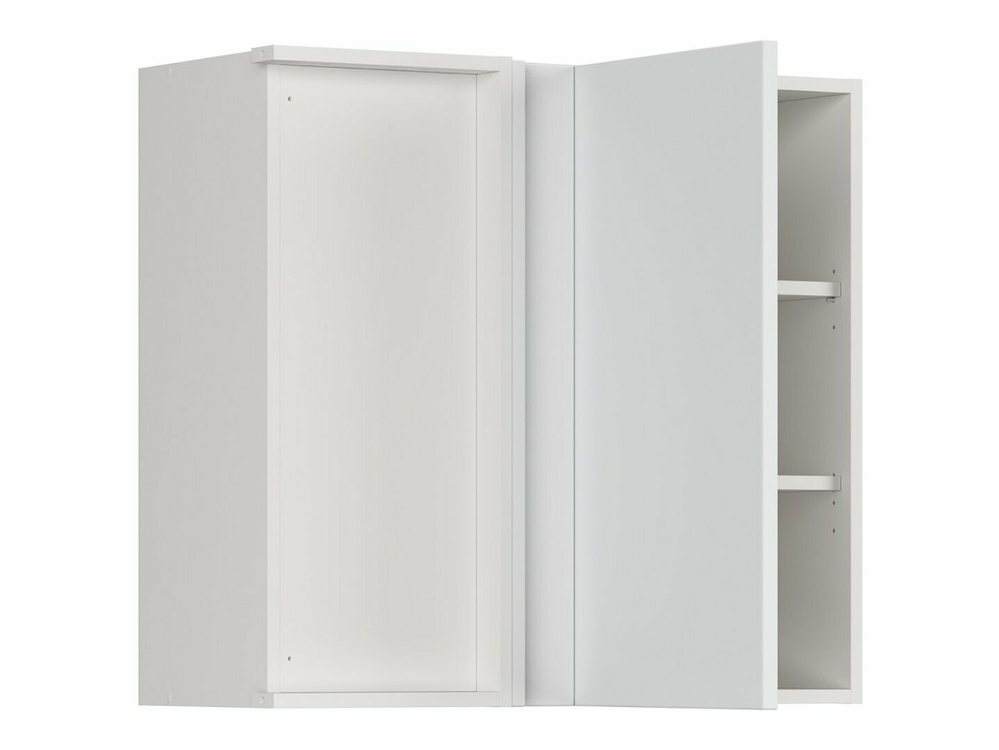 Dulap modular de colț suspendat Top White 155
