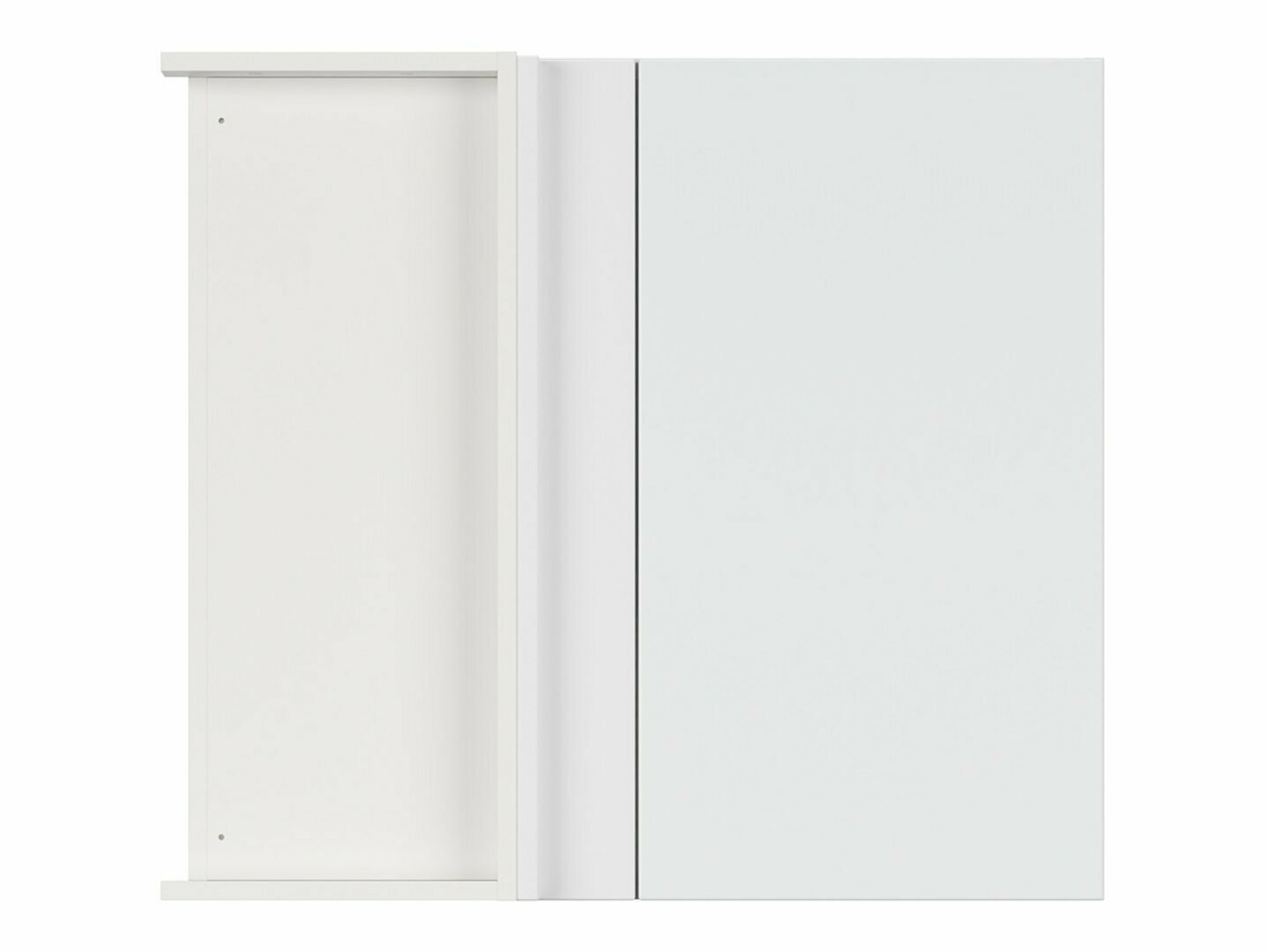Dulap modular de colț suspendat Top White 155