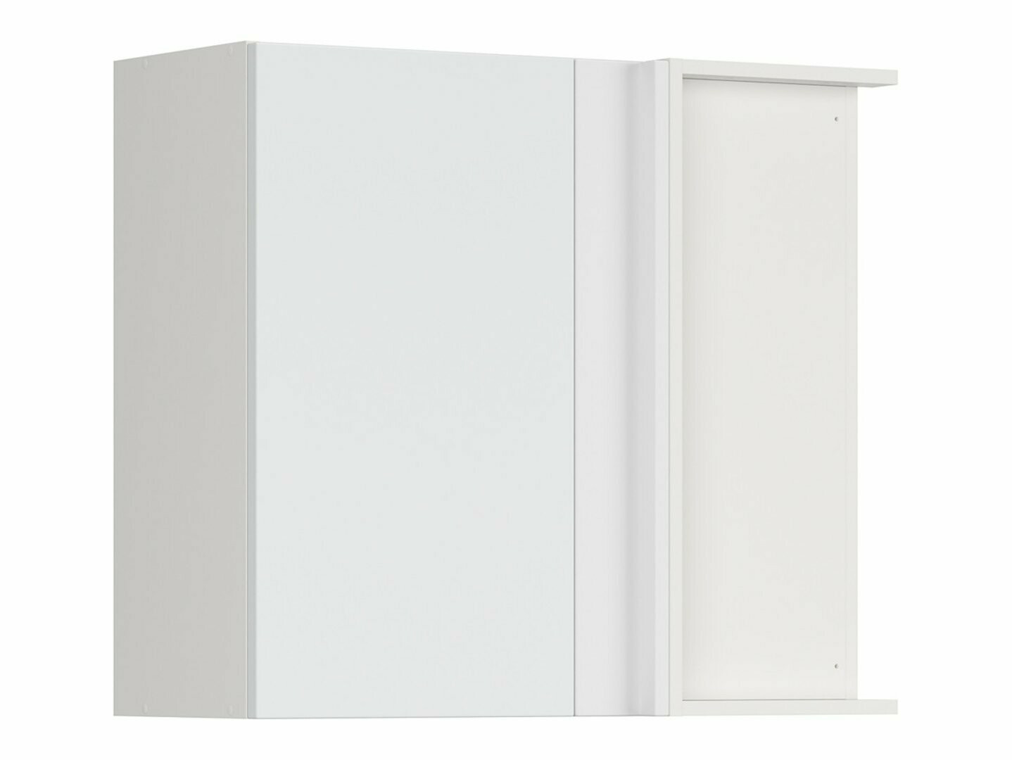 Dulap modular de colț suspendat Top White 155