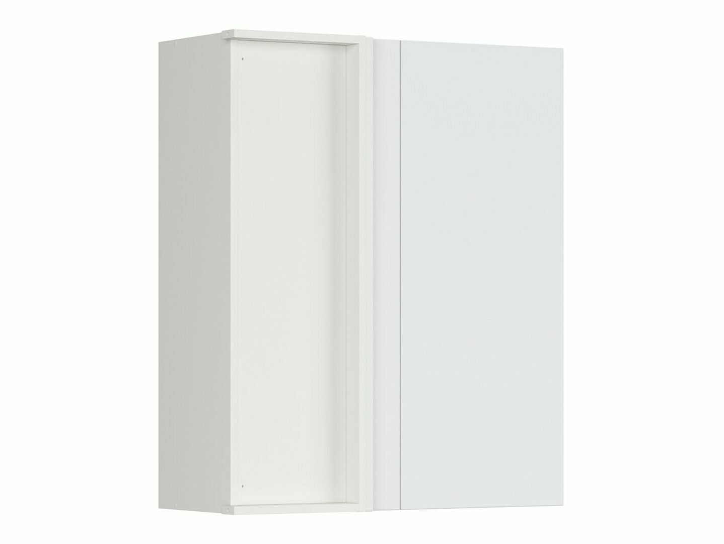 Dulap modular de colț suspendat Top White 156