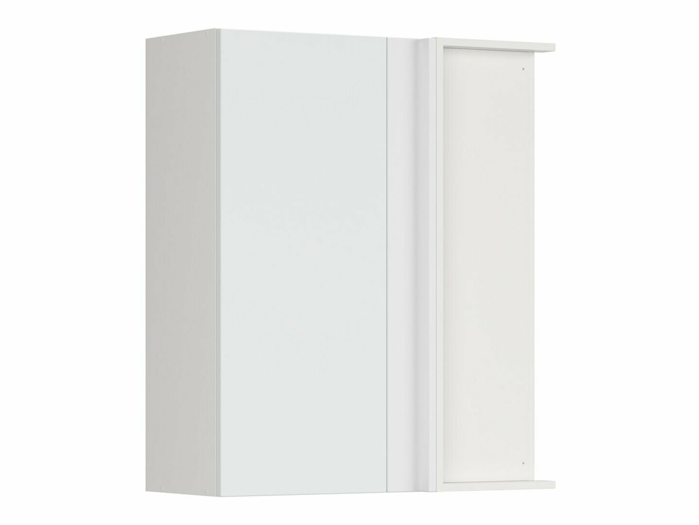 Dulap modular de colț suspendat Top White 156