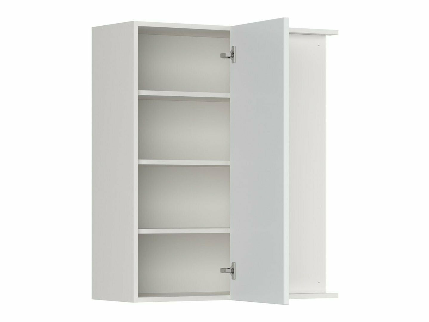 Dulap modular de colț suspendat Top White 156