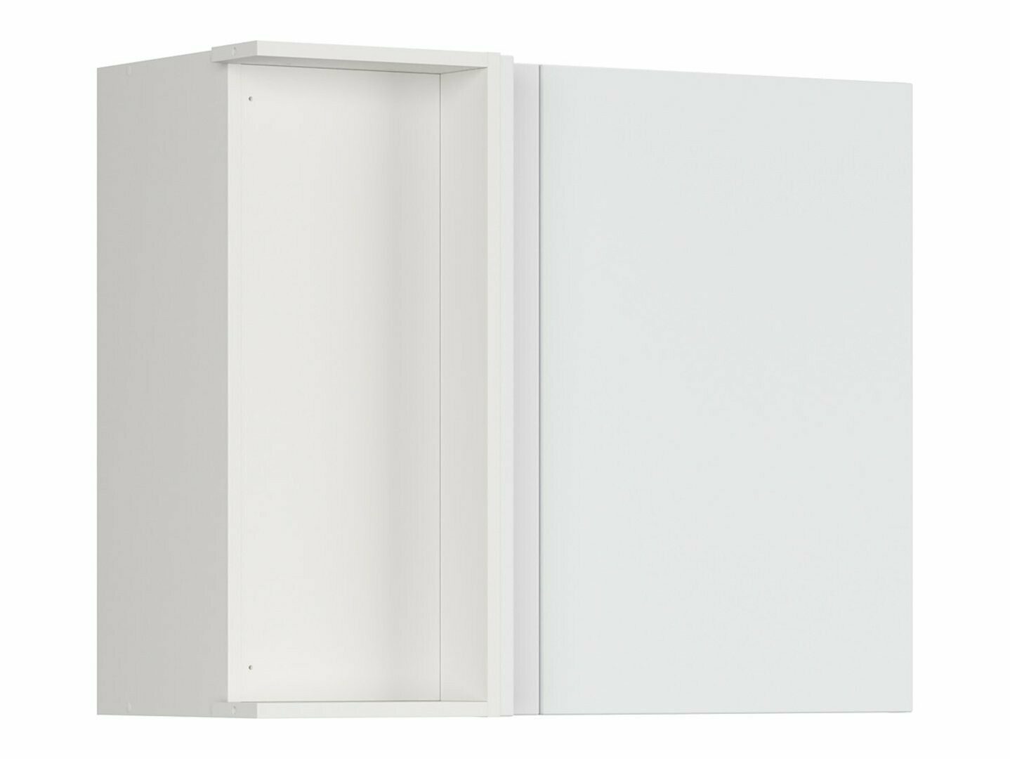Dulap modular de colț suspendat Top White 157