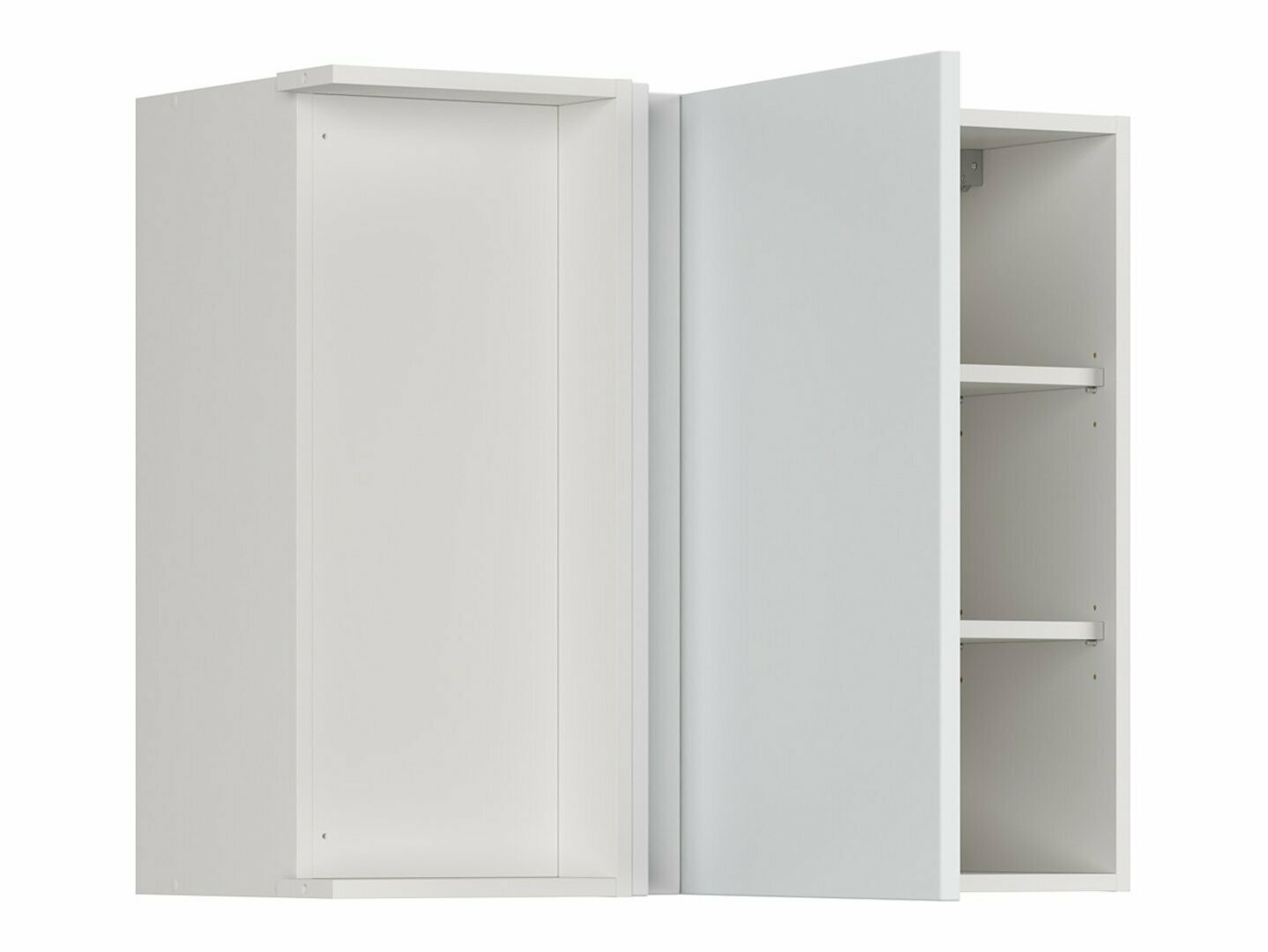 Dulap modular de colț suspendat Top White 157