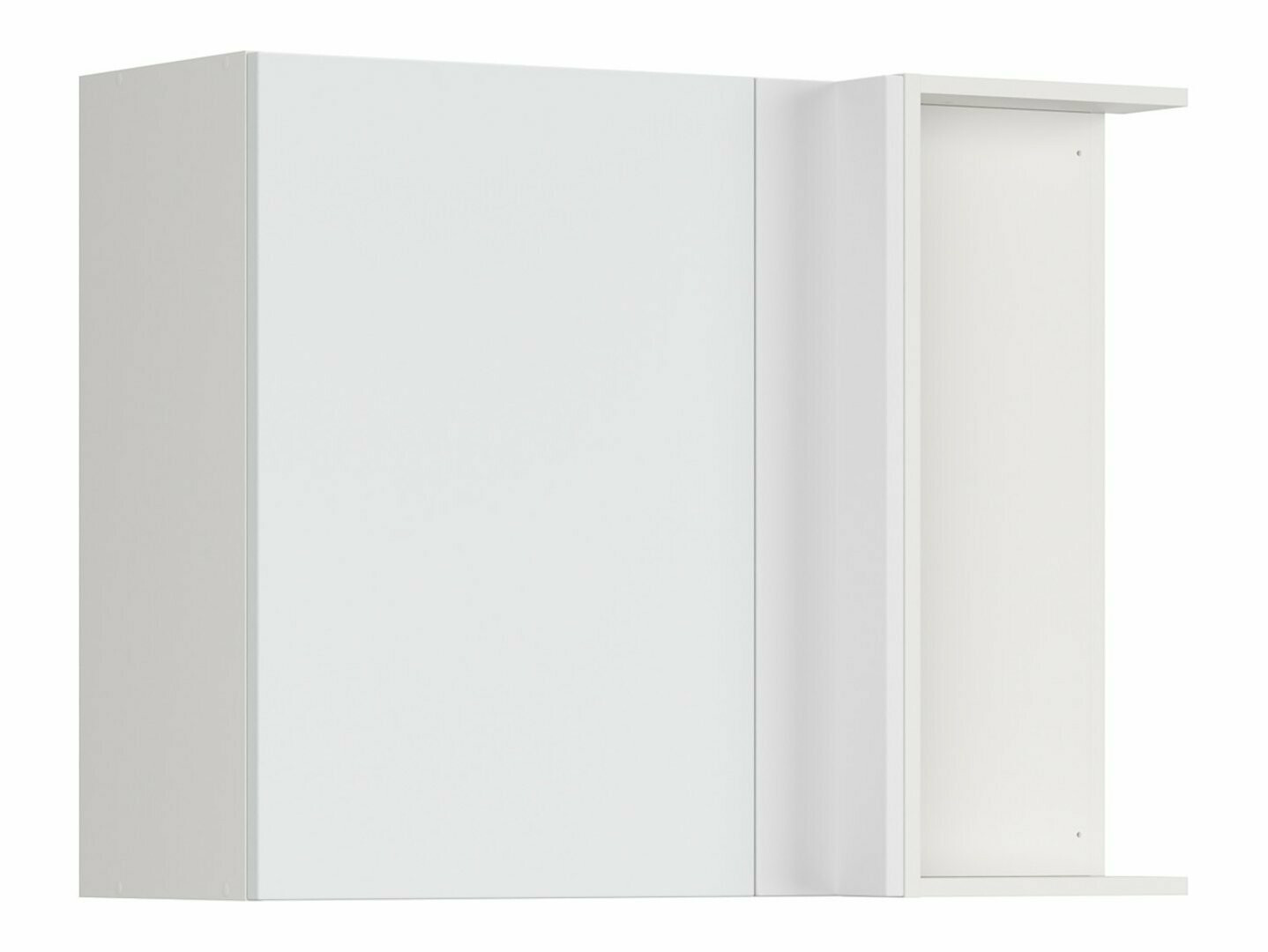 Dulap modular de colț suspendat Top White 157