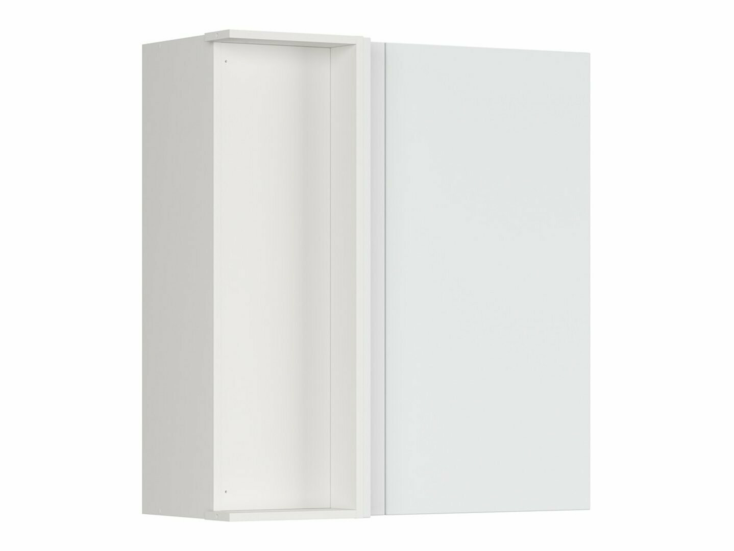 Dulap modular de colț suspendat Top White 158