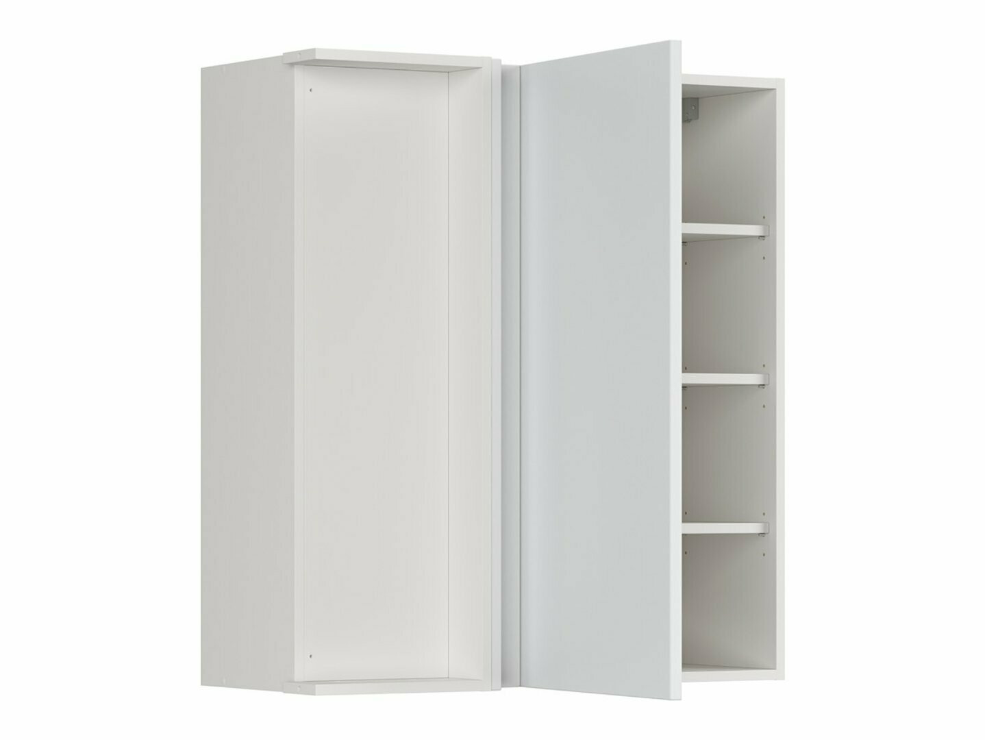 Dulap modular de colț suspendat Top White 158