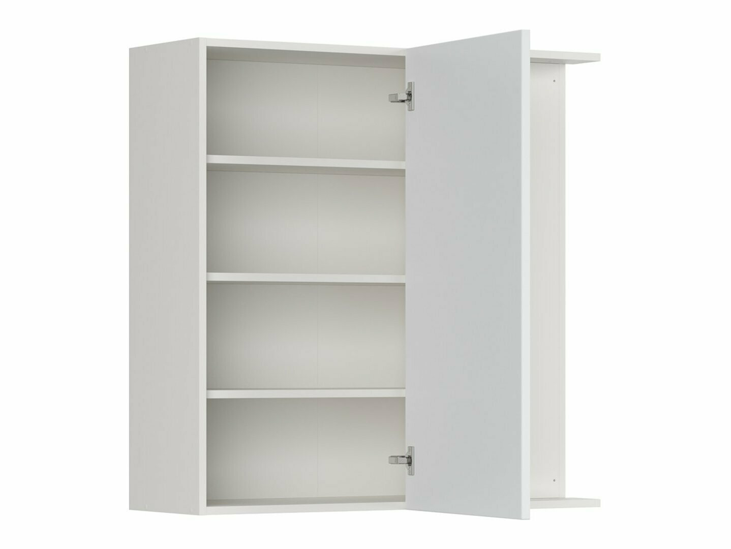 Dulap modular de colț suspendat Top White 158