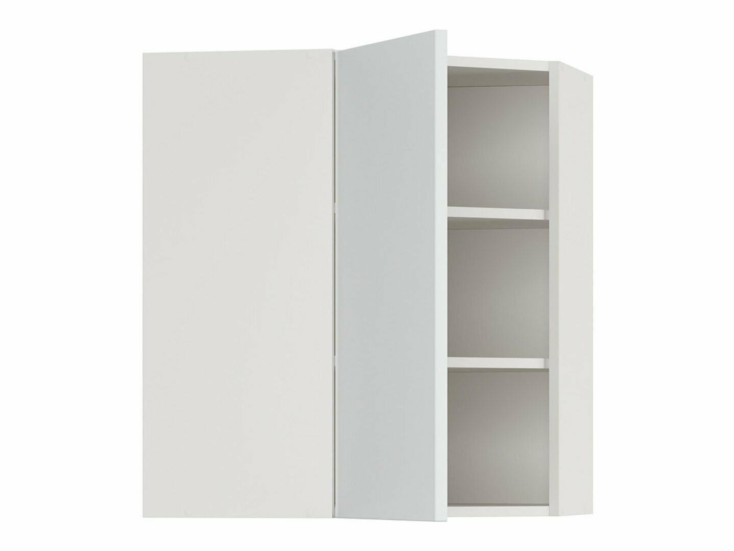 Dulap modular de colț suspendat Top White 159