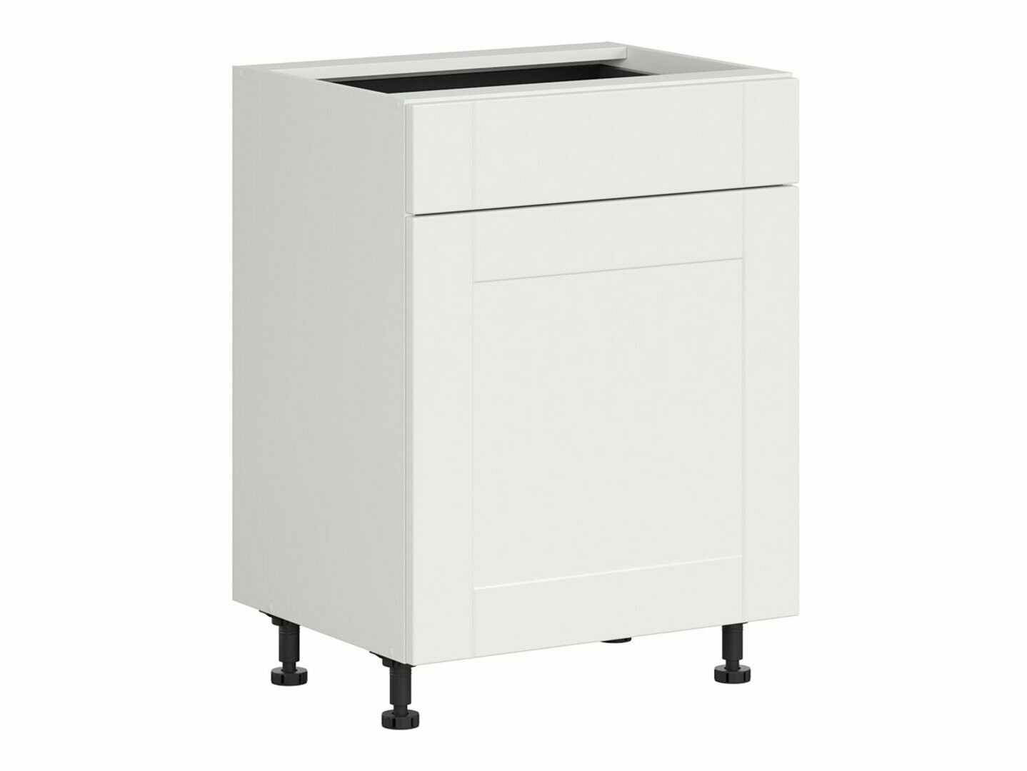 Dulap modular cu sertar și uși Eva White 105