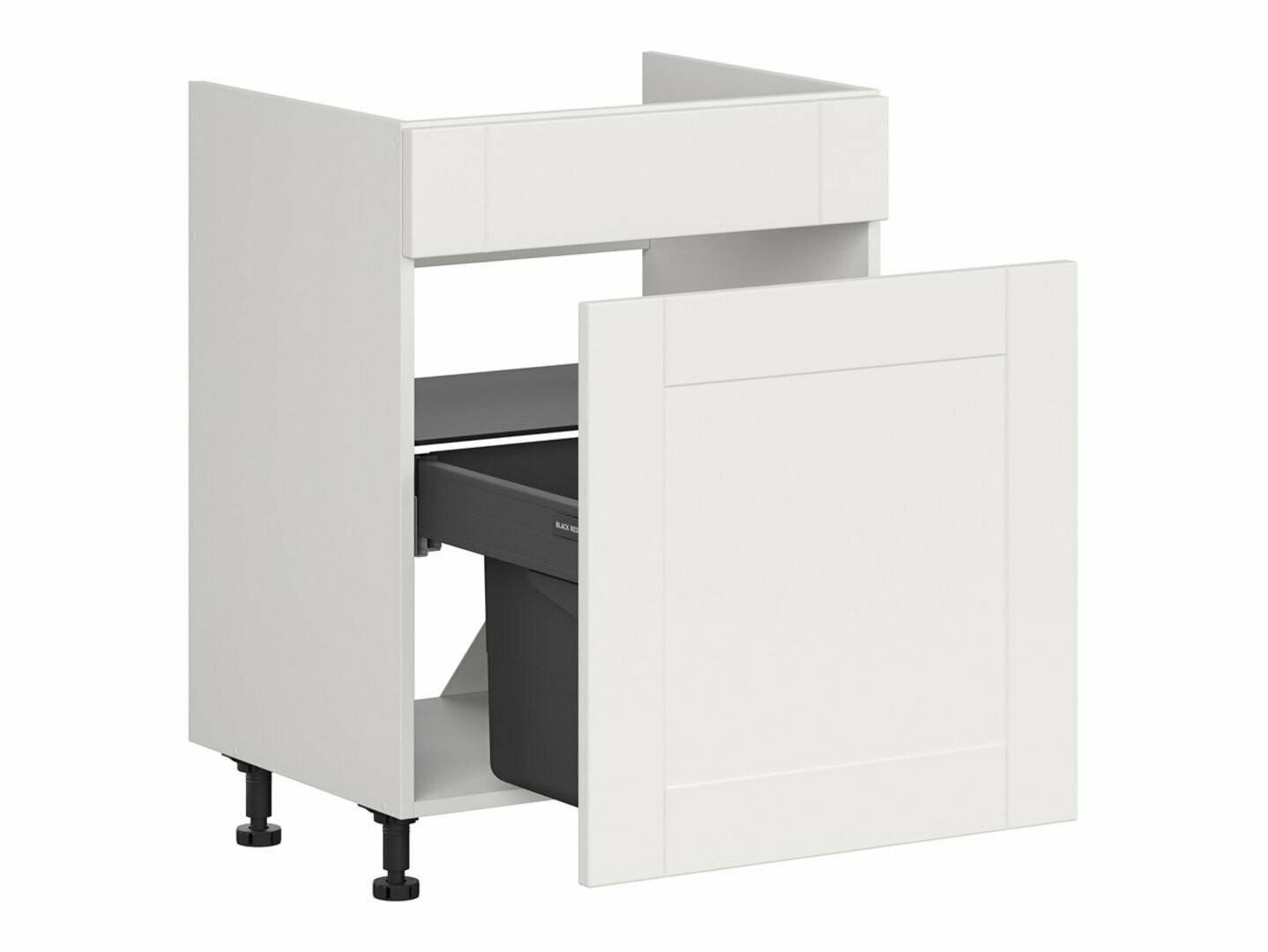 Dulap modular cu uși pentru chiuvetă Eva White 126