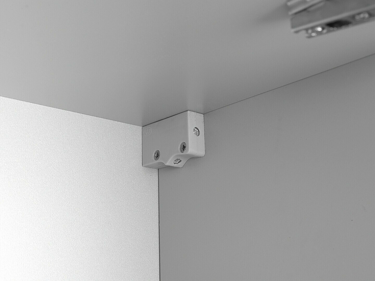 Dulap modular de colț suspendat Eva White 158