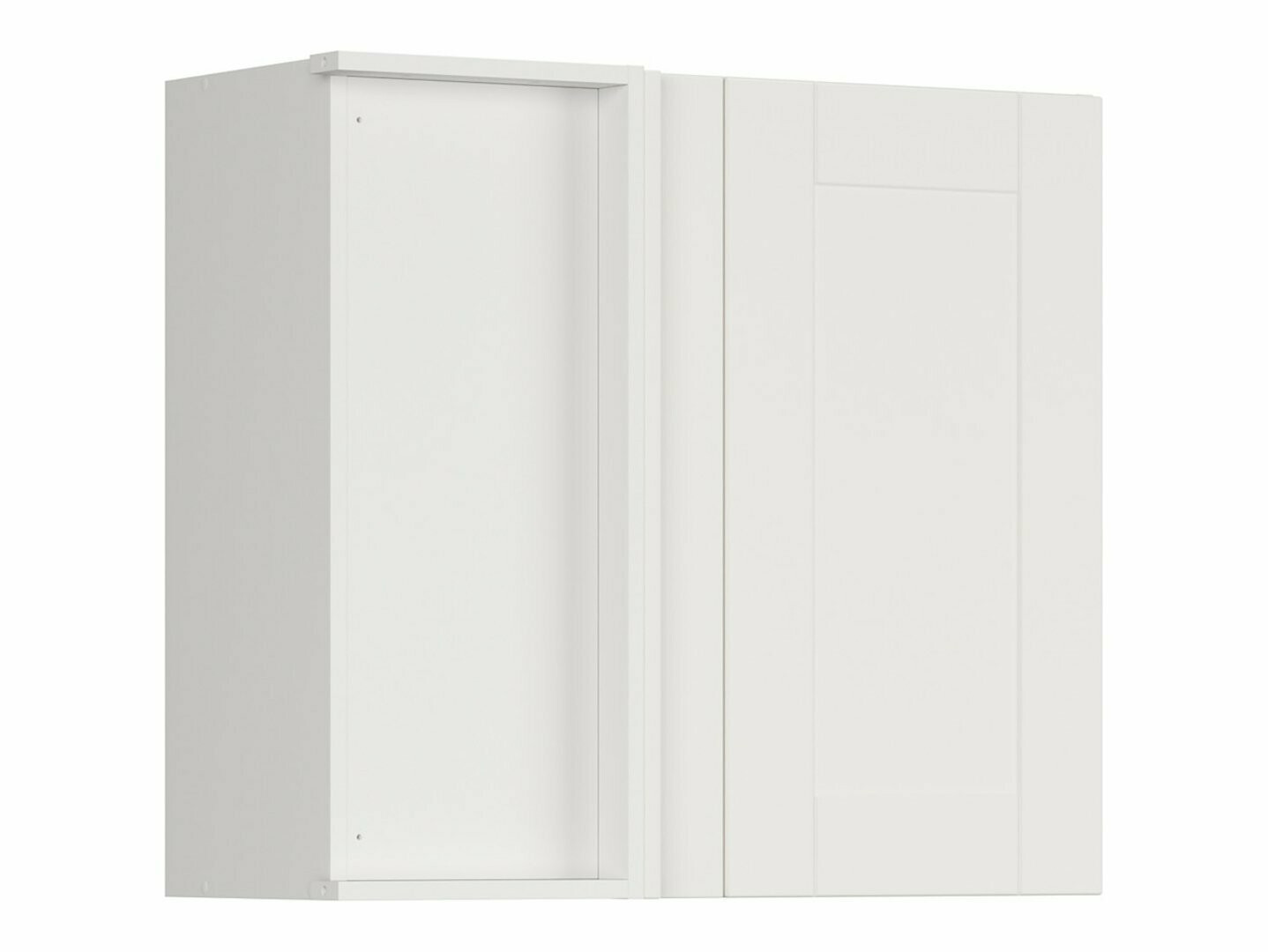 Dulap modular de colț suspendat Eva White 158