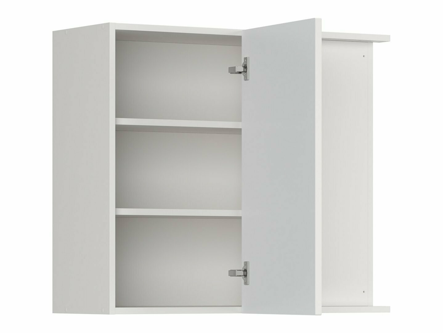 Dulap modular de colț suspendat Eva White 158