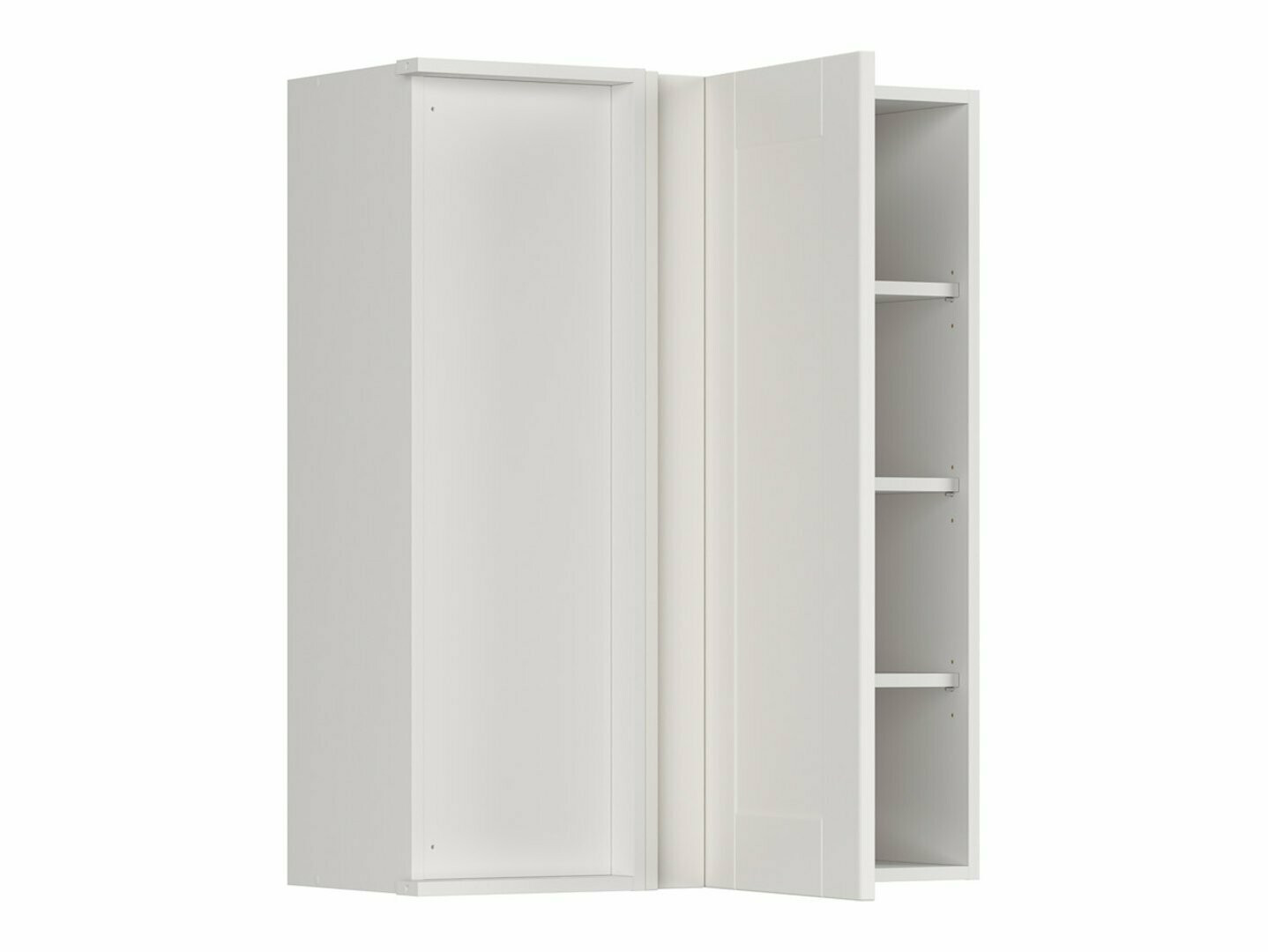 Dulap modular de colț suspendat Eva White 159