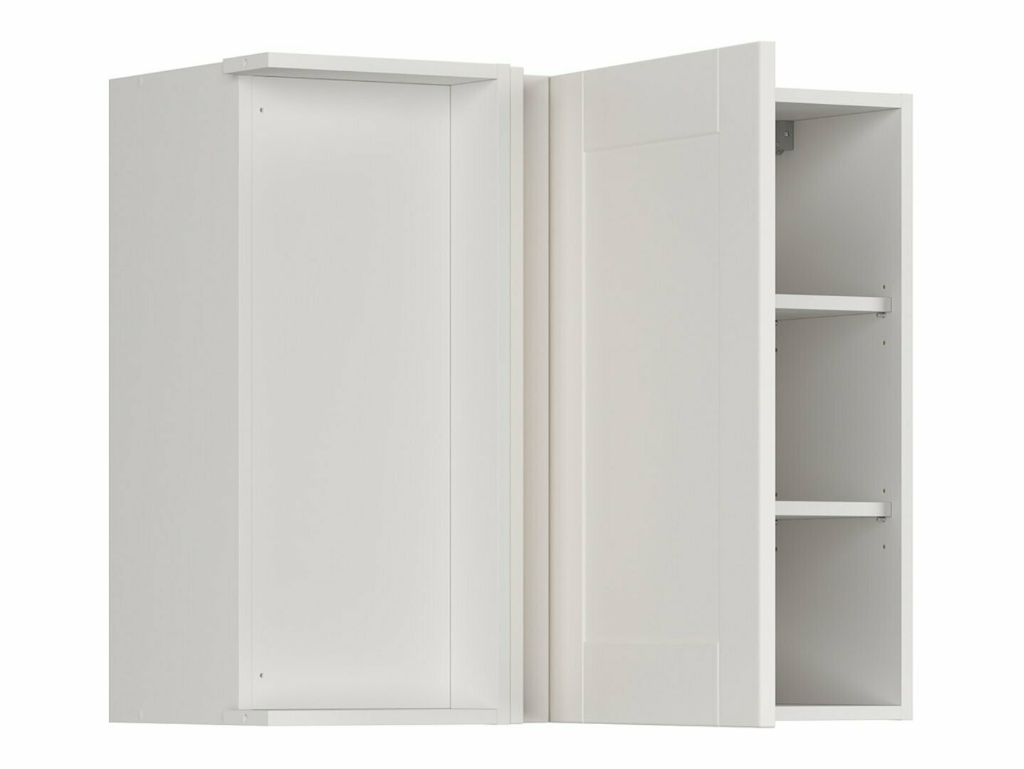 Dulap modular de colț suspendat Eva White 160