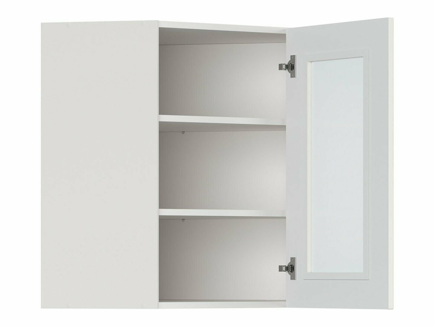 Dulap modular de colț suspendat Eva White 163